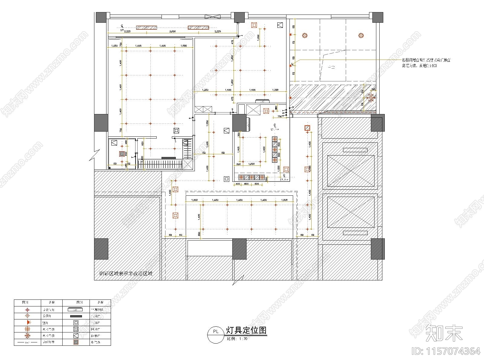 01会所平cad施工图下载【ID:1157074364】