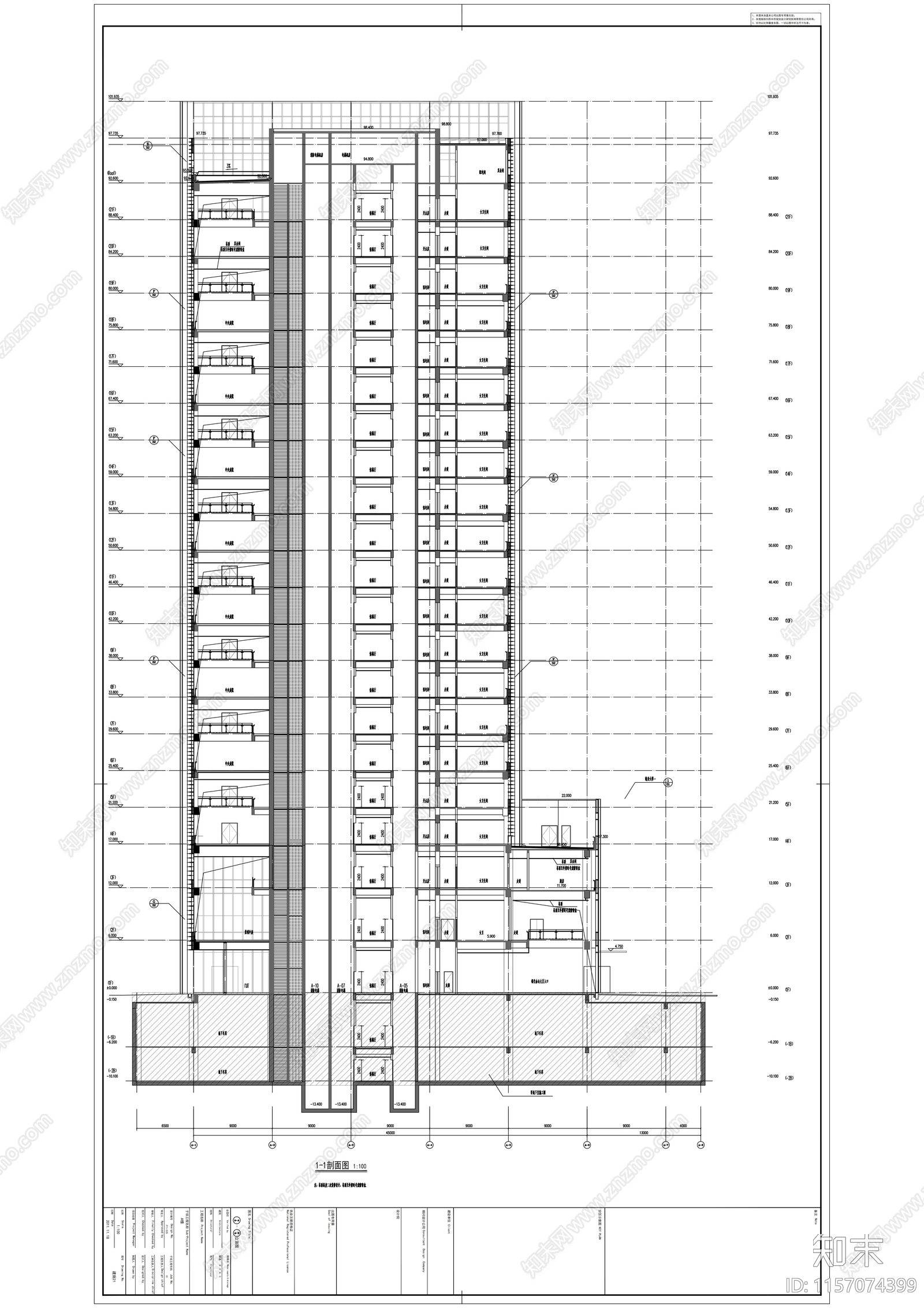 中国工商银行大楼建筑图cad施工图下载【ID:1157074399】