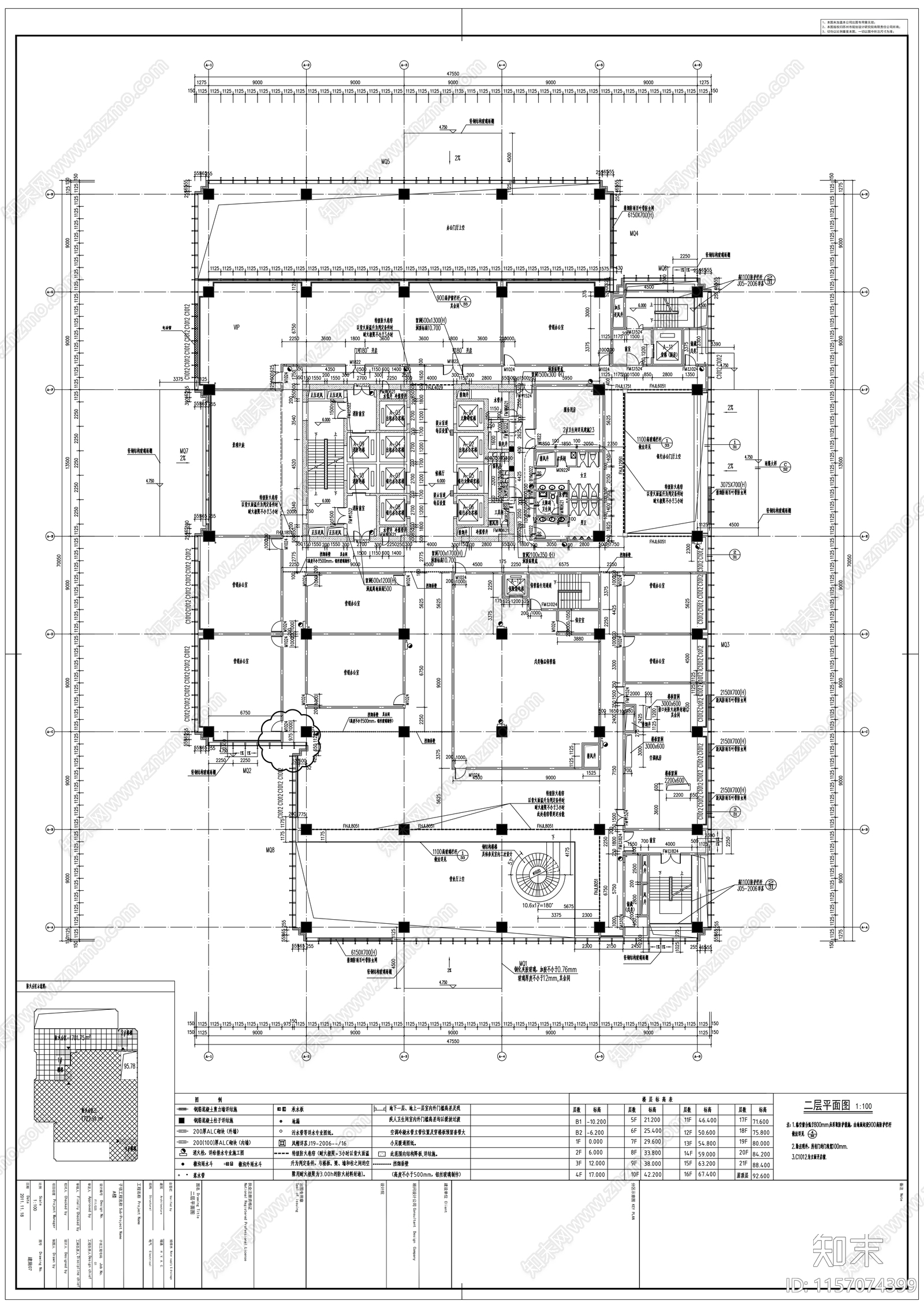 中国工商银行大楼建筑图cad施工图下载【ID:1157074399】