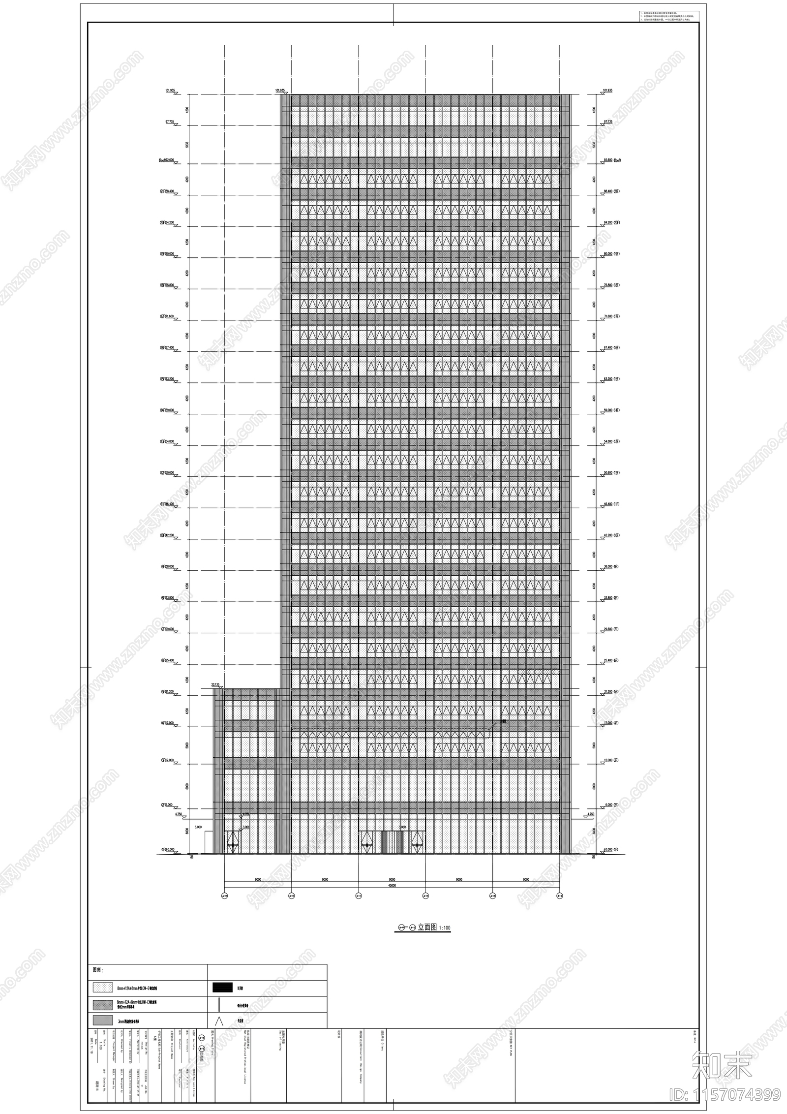 中国工商银行大楼建筑图cad施工图下载【ID:1157074399】