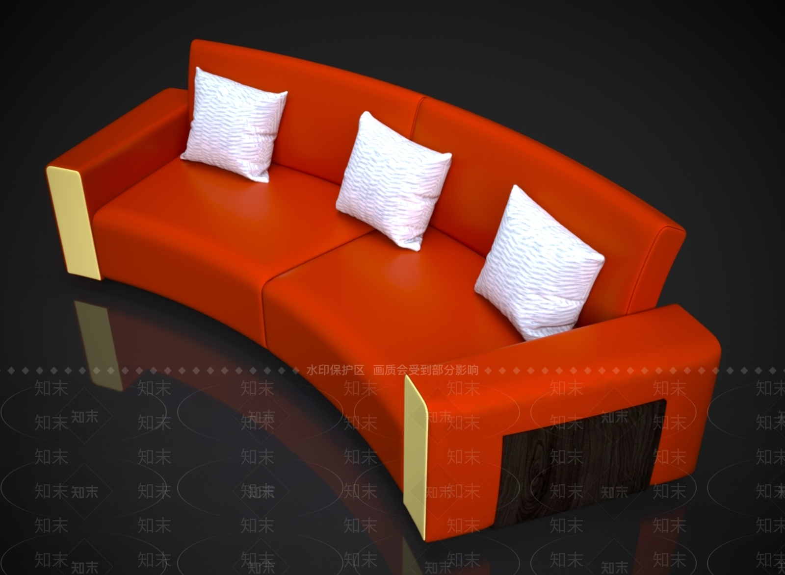 现代三人沙发3D模型下载【ID:1157081911】