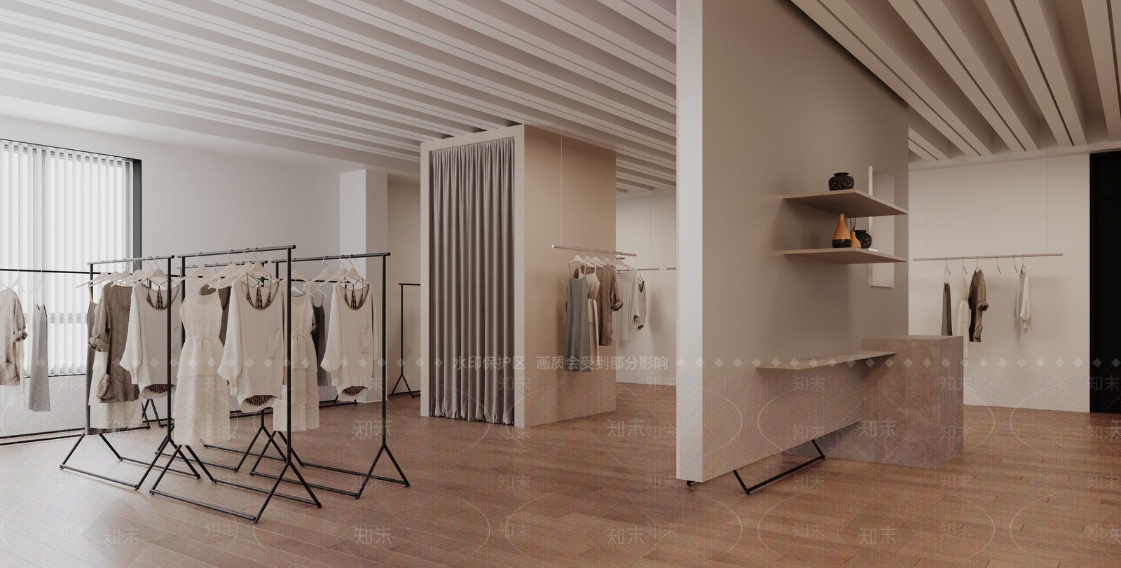 现代直播间3D模型下载【ID:1157085998】