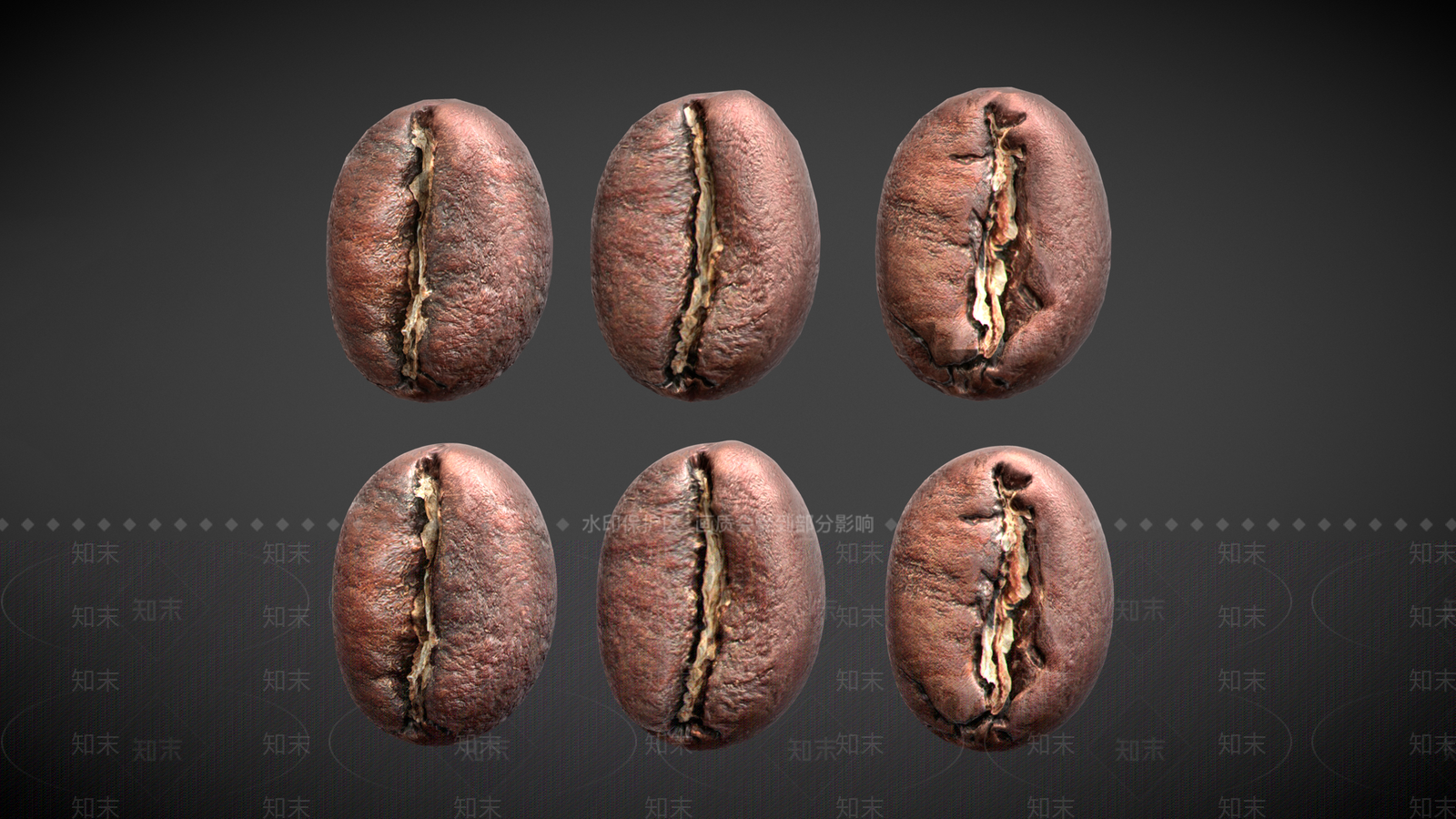 咖啡豆3D模型下载【ID:1157087615】