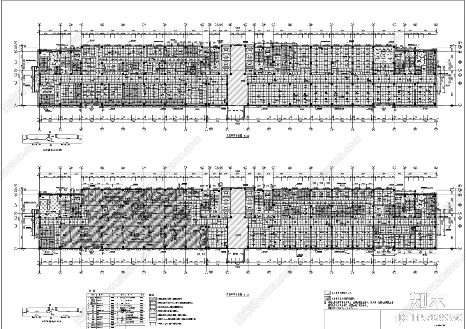 医院病房楼室内装修设cad施工图下载【ID:1157088350】