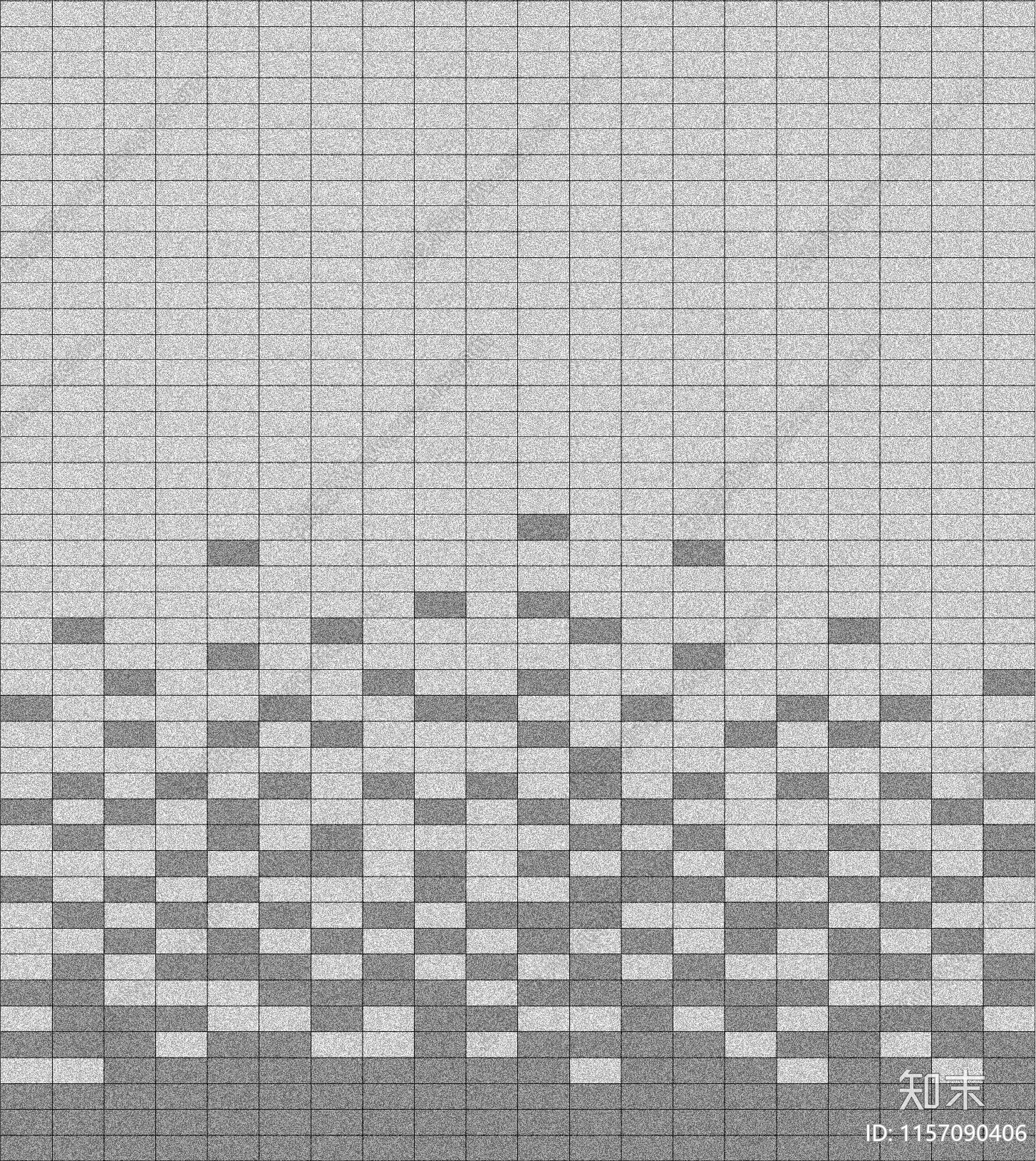 芝麻灰白随机拼花广场砖人行道商业广场铺装贴图下载【ID:1157090406】