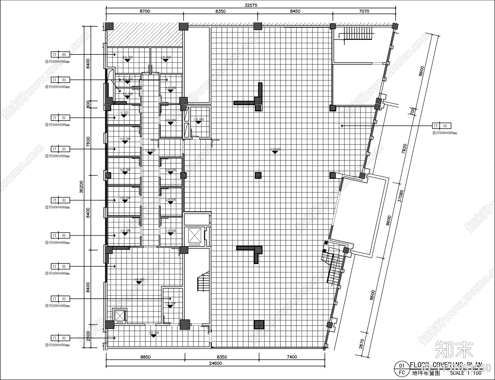 超市装修设计cad施工图下载【ID:1157091550】