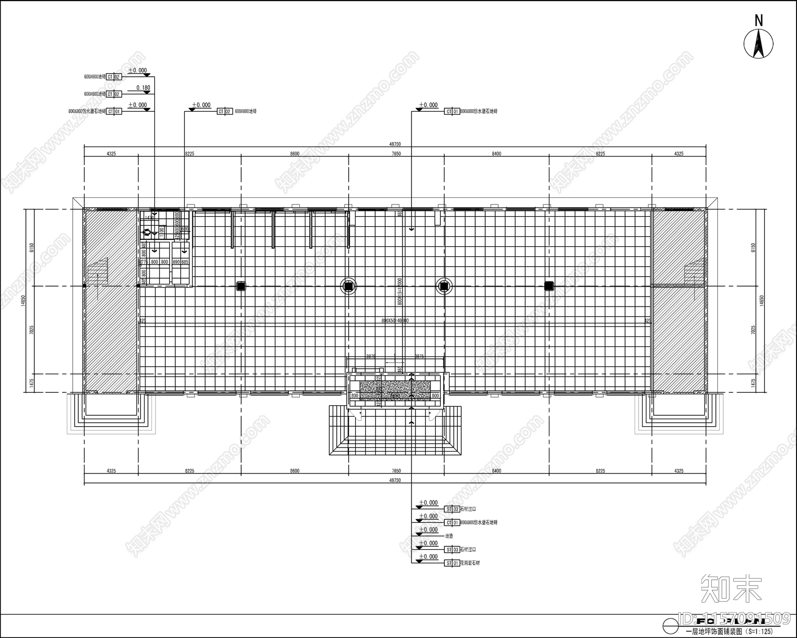 超市装修设计cad施工图下载【ID:1157091509】