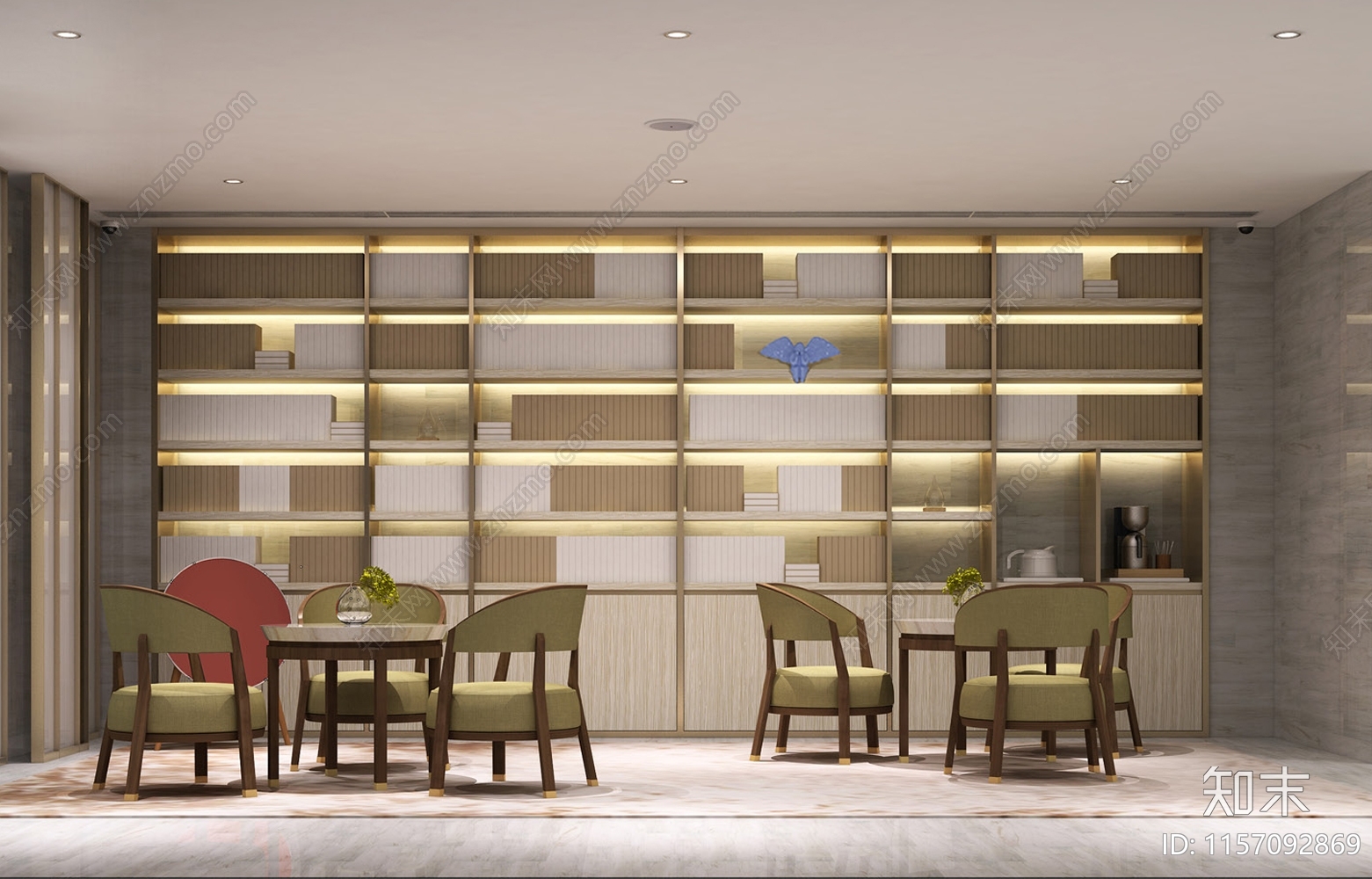 书柜大样图施工图下载【ID:1157092869】