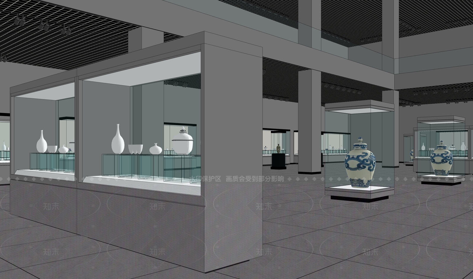 现代博物馆SU模型下载【ID:1157096744】