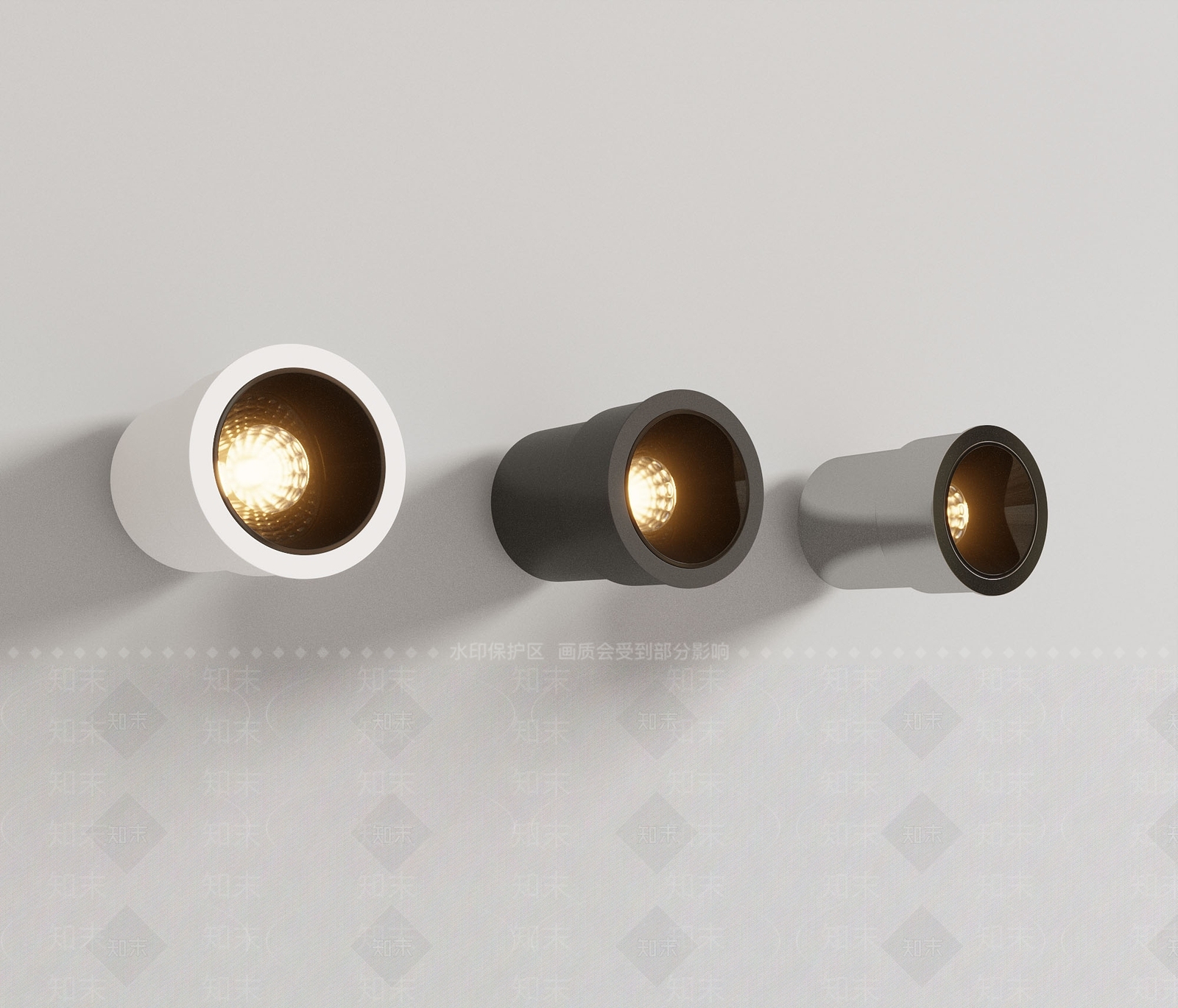 现代射灯3D模型下载【ID:1157106365】