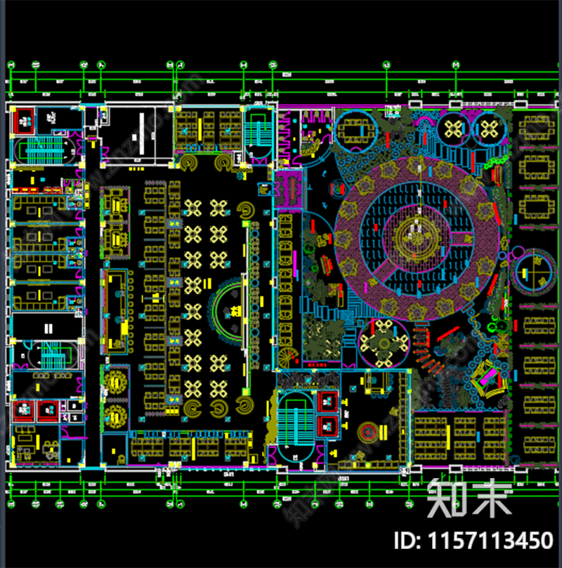 音乐酒吧施工图下载【ID:1157113450】