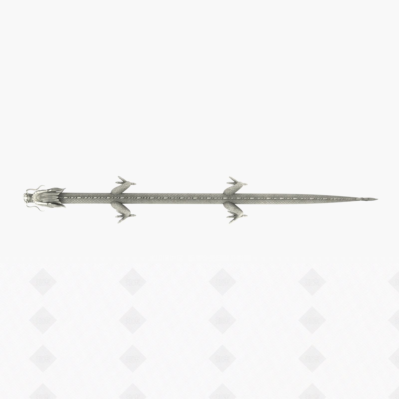 中式中国龙3D模型下载【ID:1157116054】