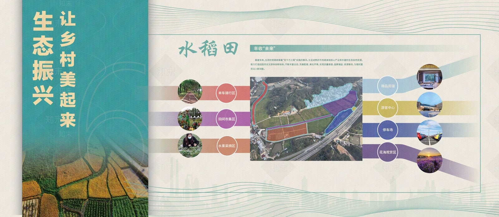 生态乡村振兴文化墙贴图下载【ID:1157116463】