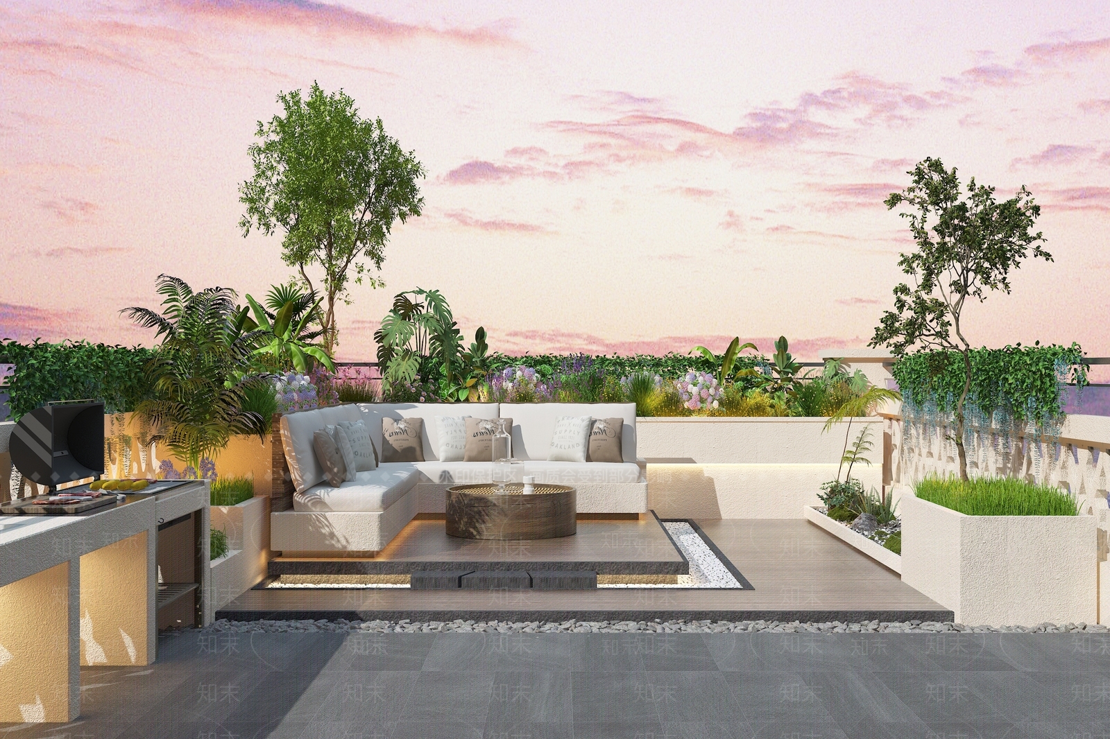 现代户外沙发3D模型下载【ID:1157117111】