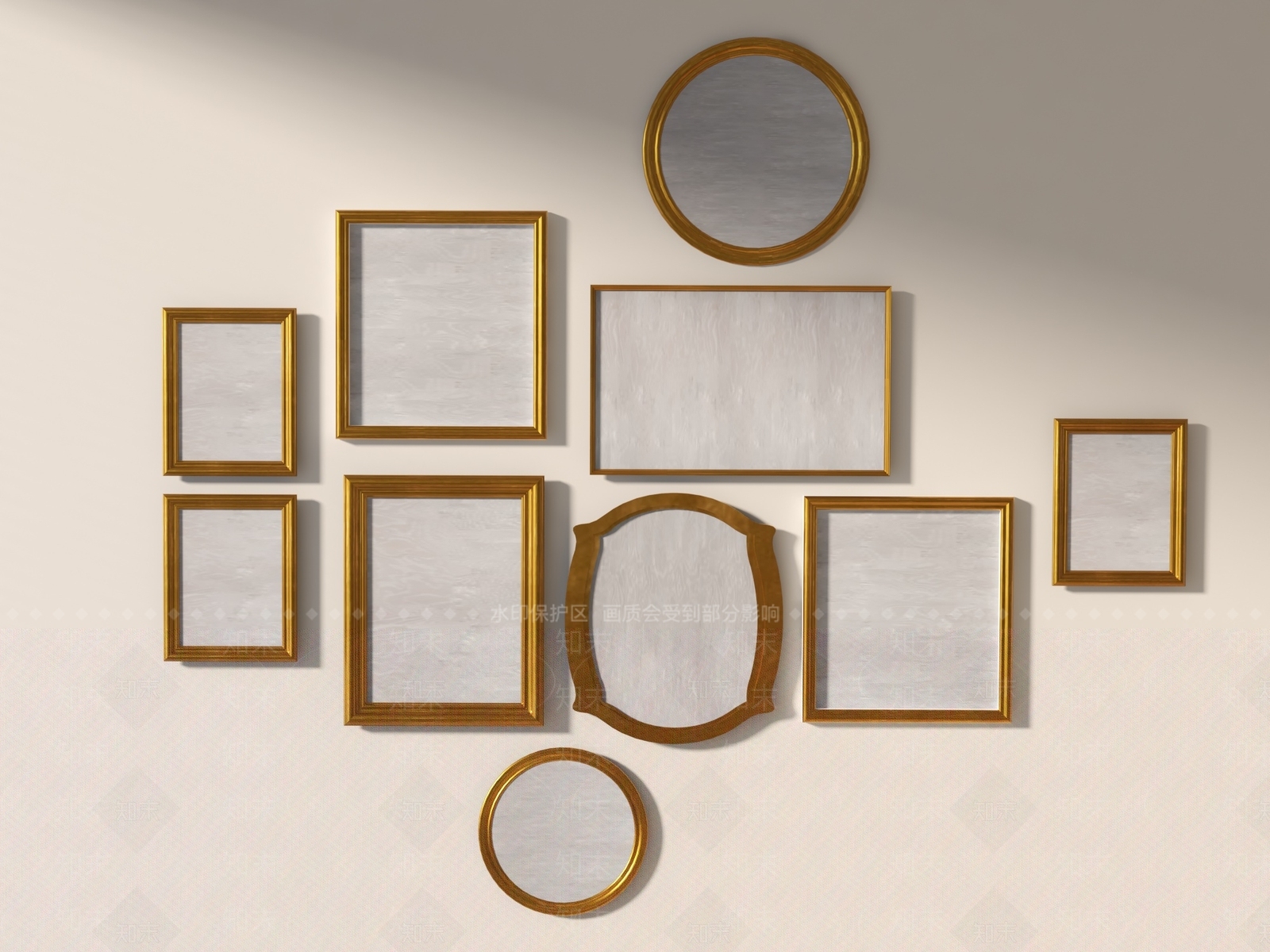 简欧相框3D模型下载【ID:1157117315】