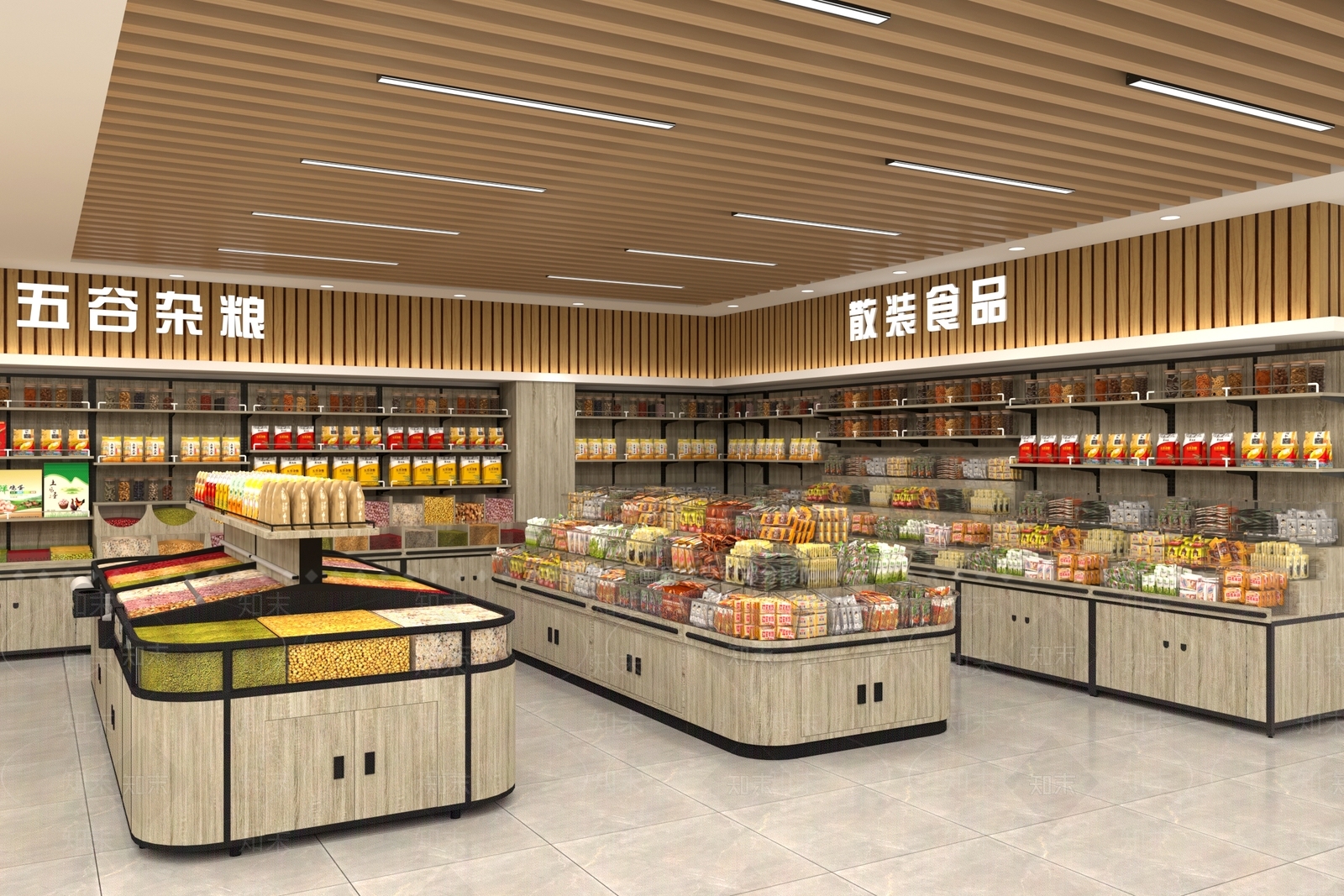 现代超市3D模型下载【ID:1157118722】