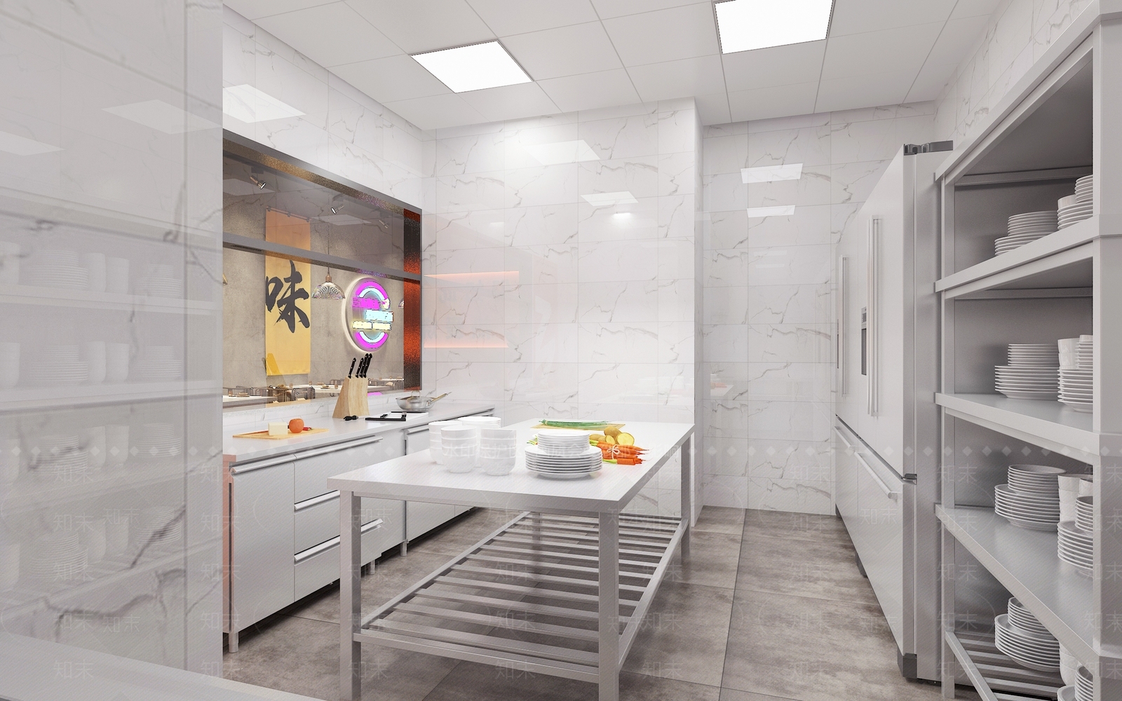 现代烧烤店3D模型下载【ID:1157127953】