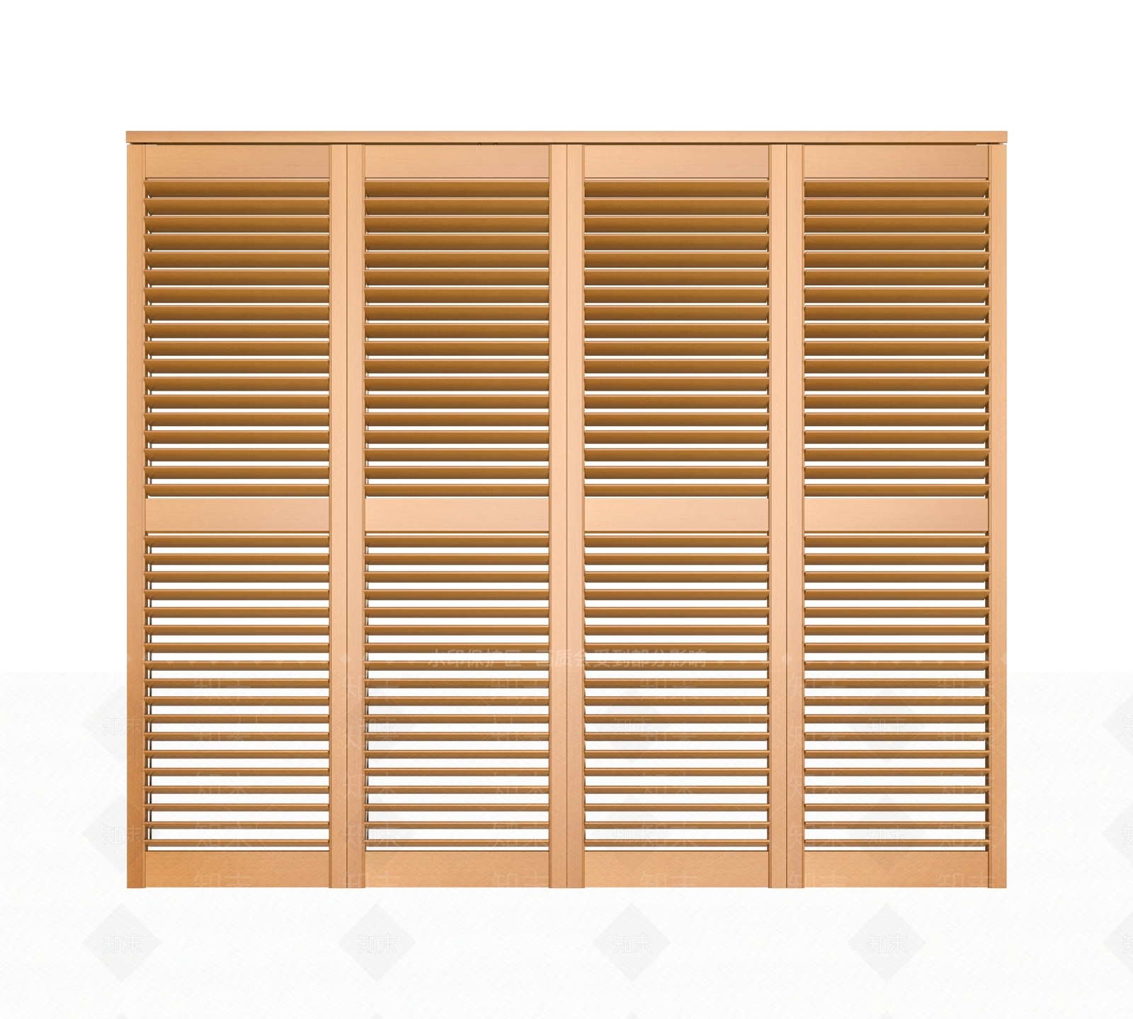 现代百叶柜门3D模型下载【ID:1157131372】