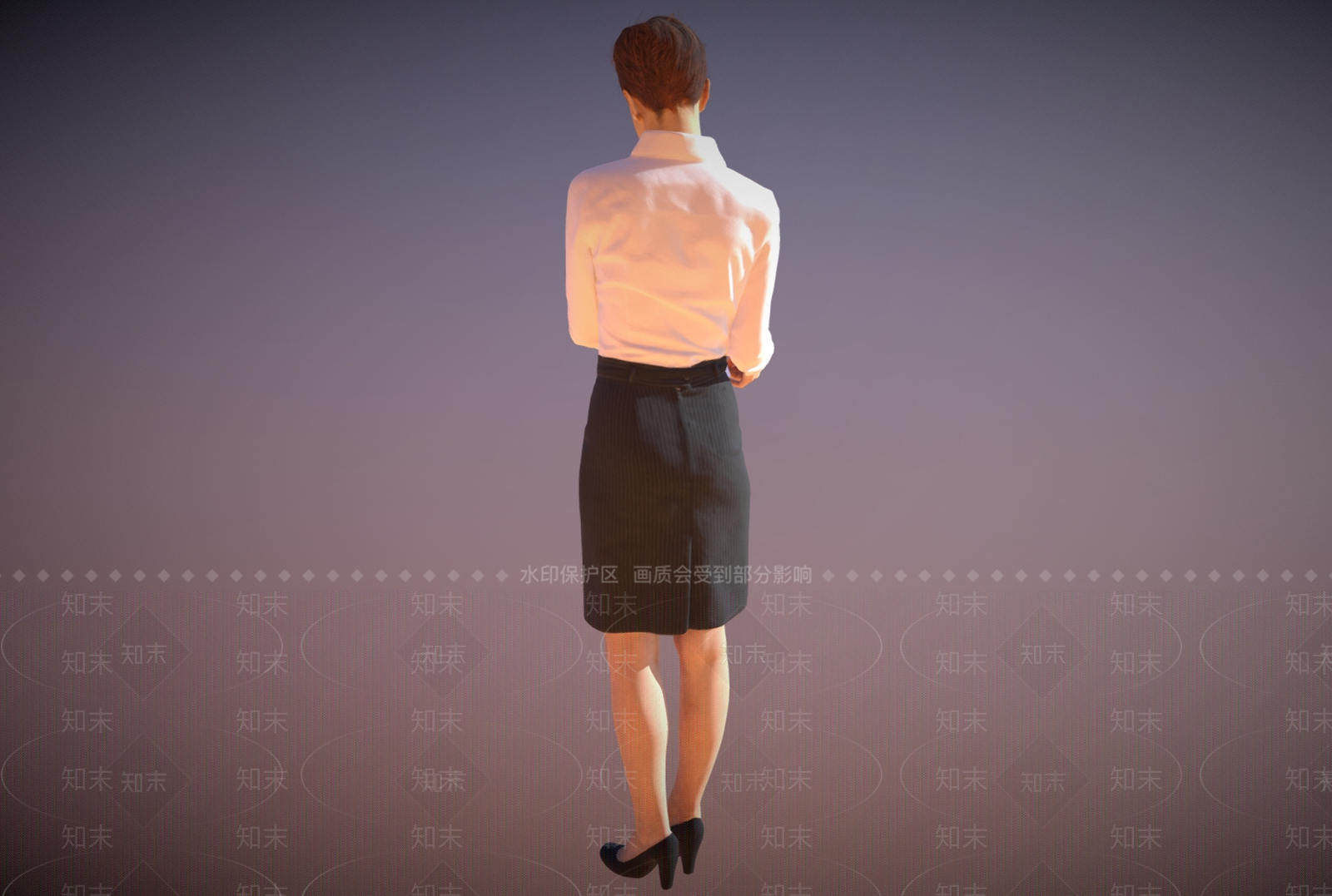 商务女士SU模型下载【ID:1157140058】
