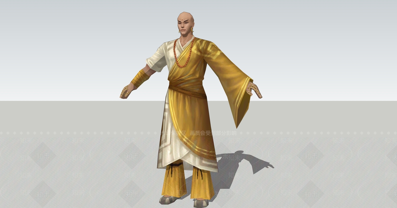 僧侣SU模型下载【ID:1157143137】