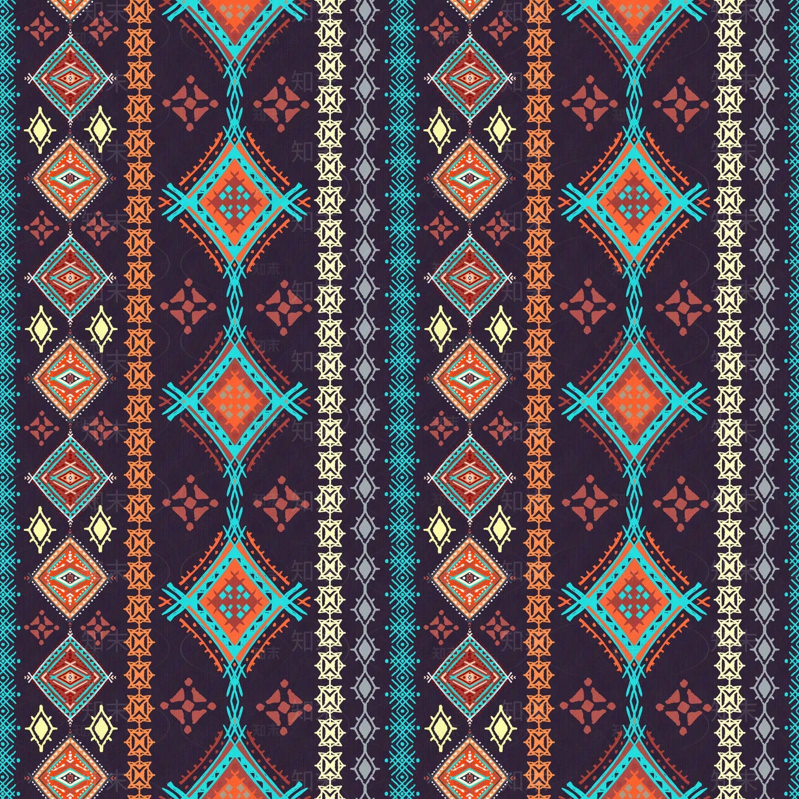 无缝民族风壁纸贴图下载【ID:1157159958】