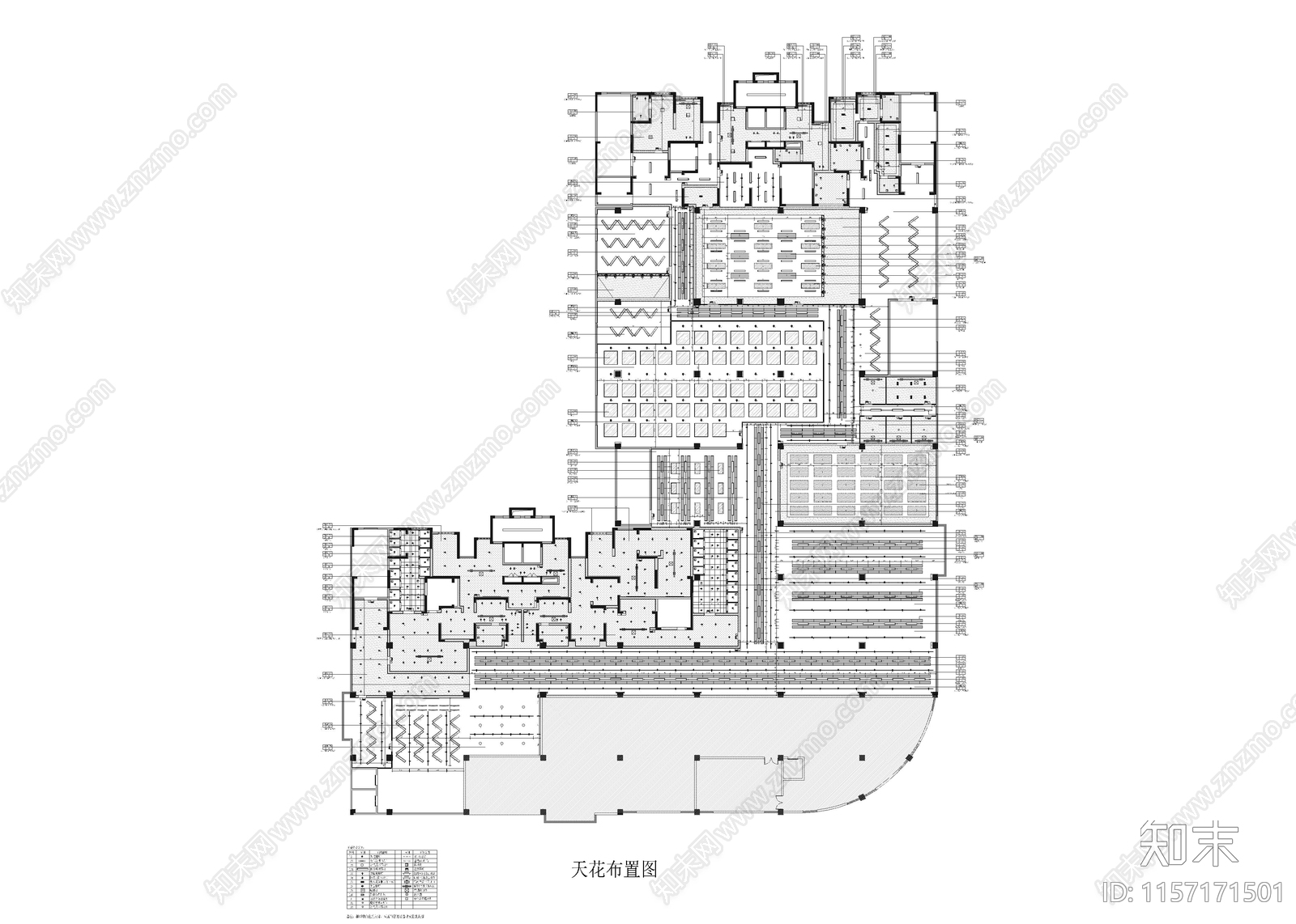 3320㎡健身房cad施工图下载【ID:1157171501】