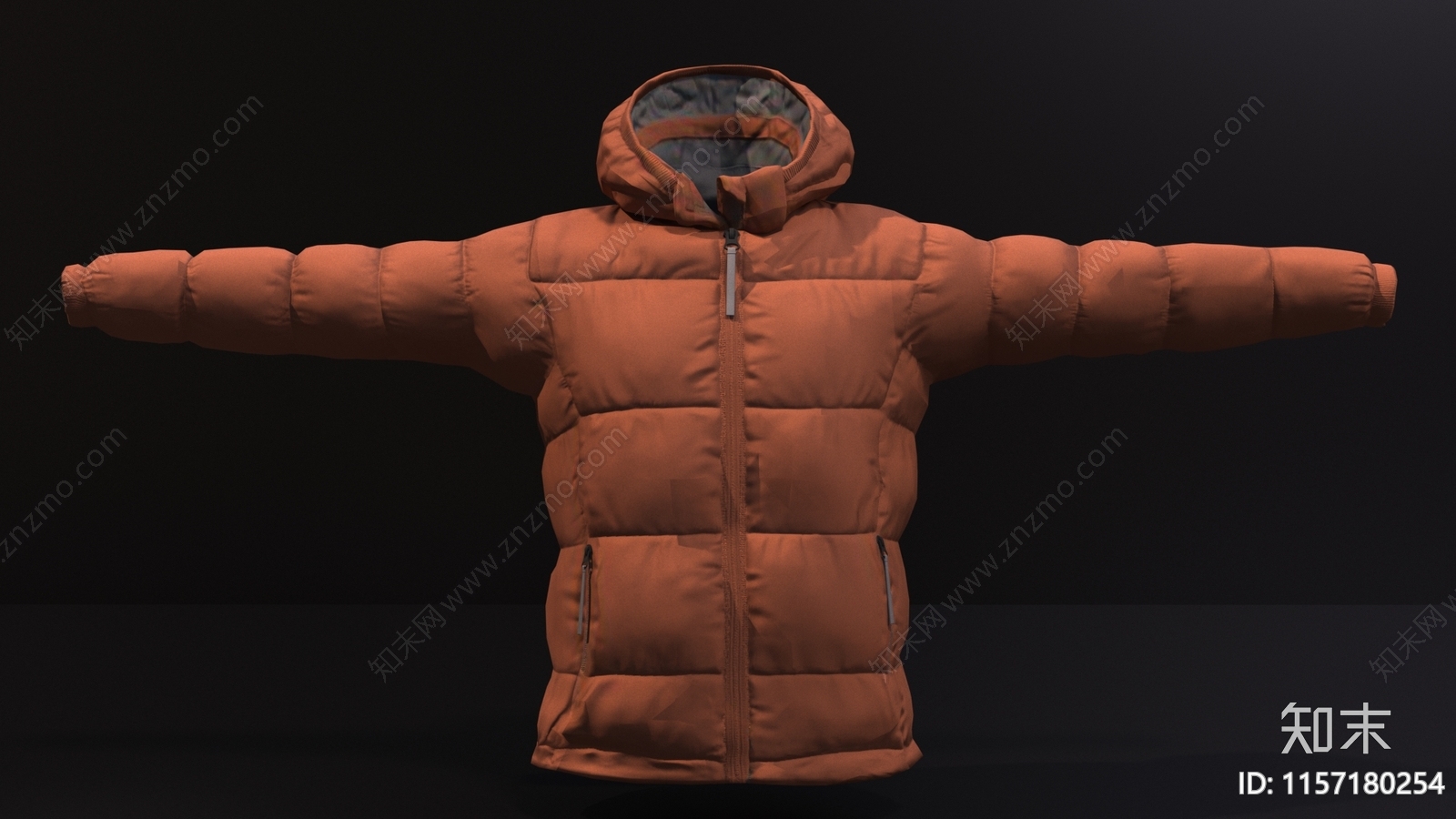 棉服3D模型下载【ID:1157180254】