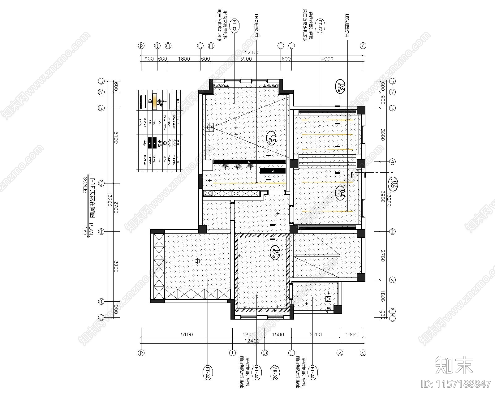 别墅休息娱乐cad施工图下载【ID:1157188847】