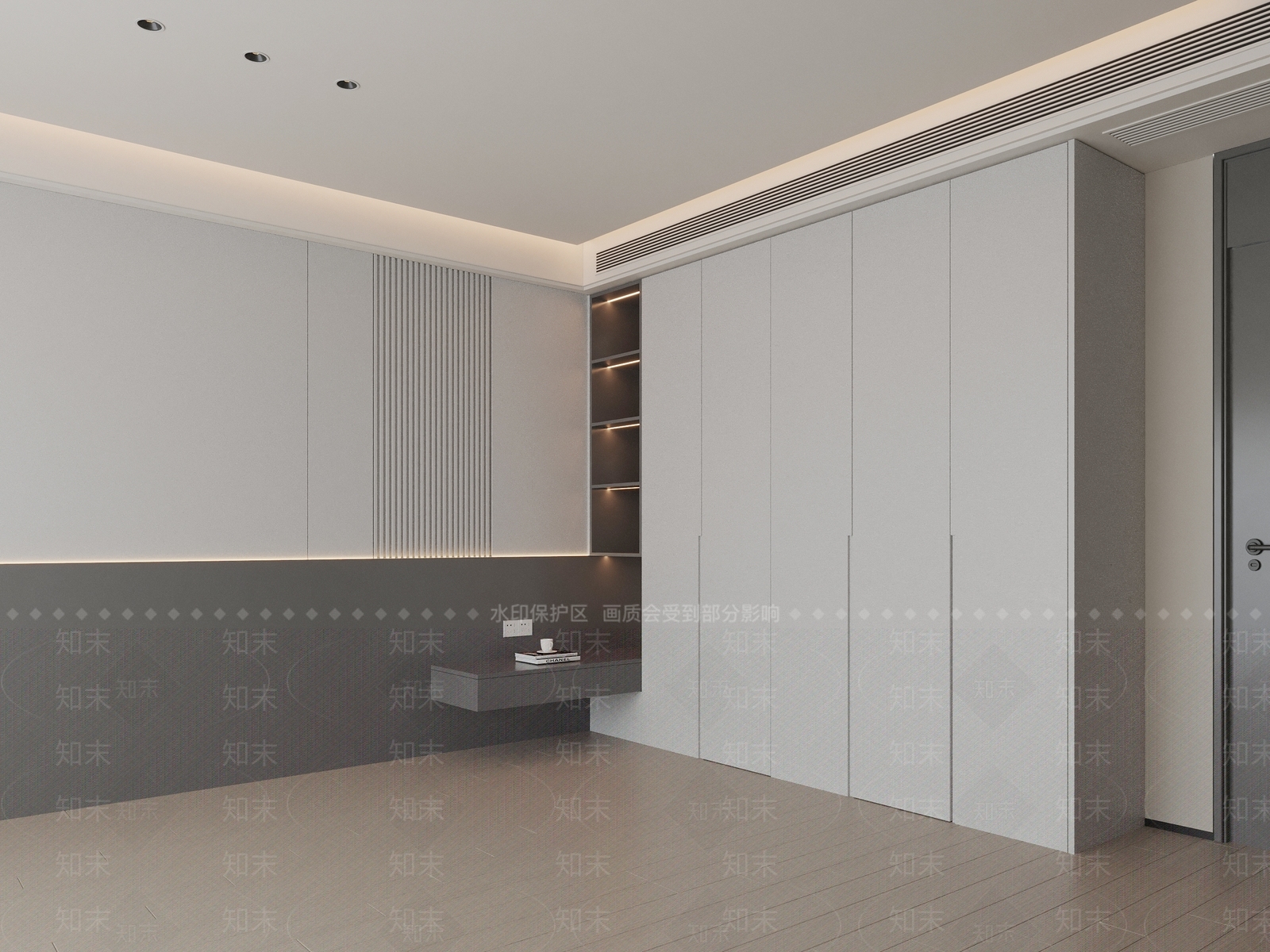 现代衣柜3D模型下载【ID:1157190936】