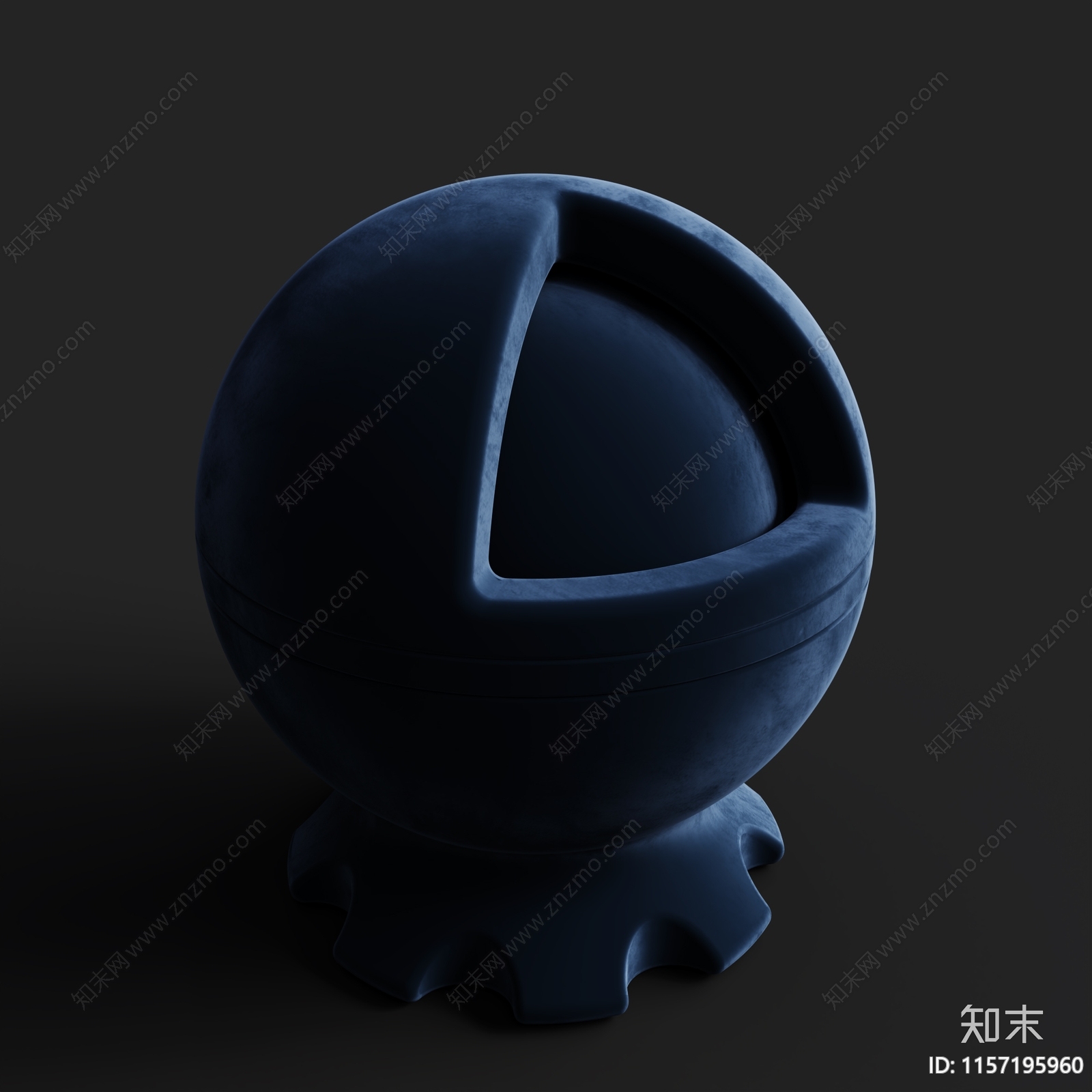 蓝色绒布布料贴图下载【ID:1157195960】