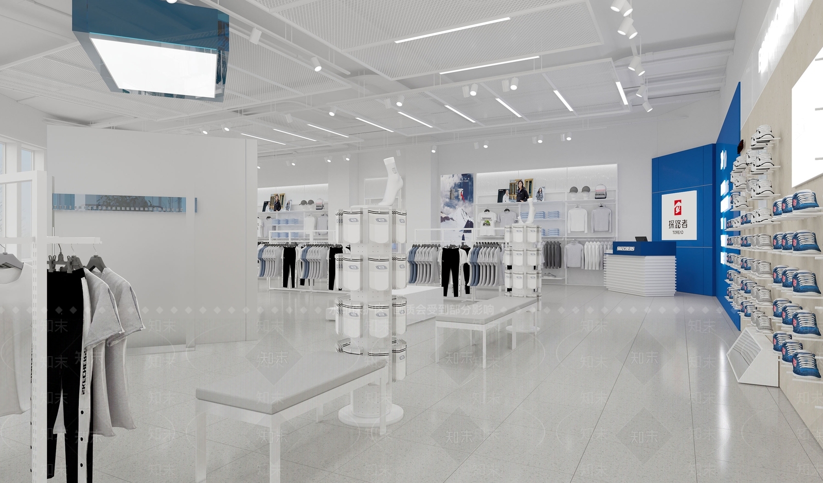 现代服装店3D模型下载【ID:1157199333】