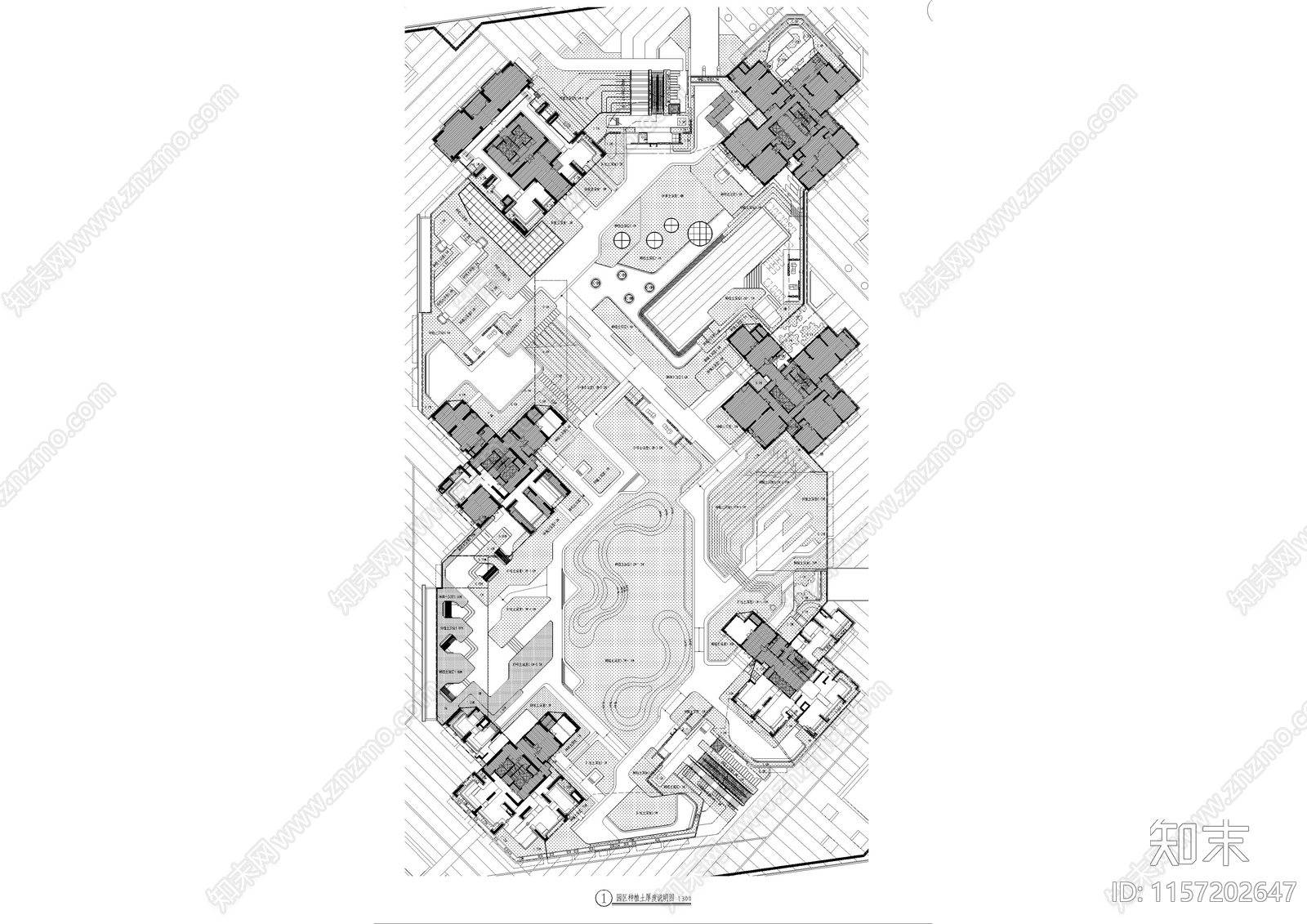 现代大区社区会客景观水电全套图纸cad施工图下载【ID:1157202647】