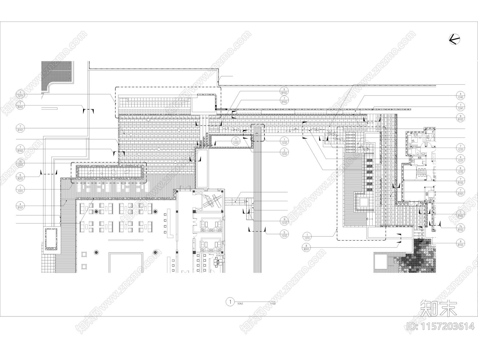 丽景湾景观工程住宅样板区景观图纸全套cad施工图下载【ID:1157203614】