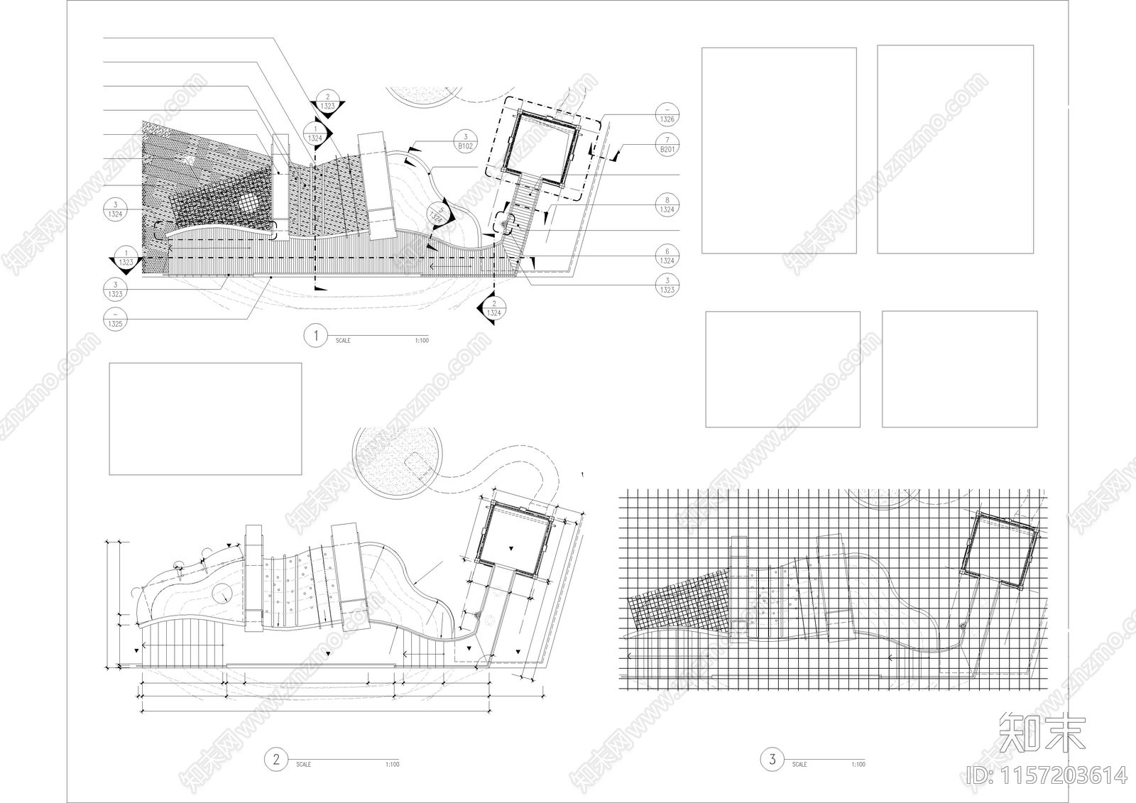 丽景湾景观工程住宅样板区景观图纸全套cad施工图下载【ID:1157203614】