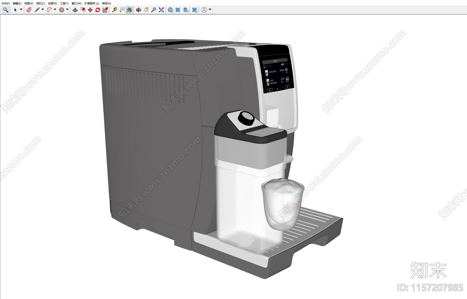 咖啡机SU模型下载【ID:1157207985】