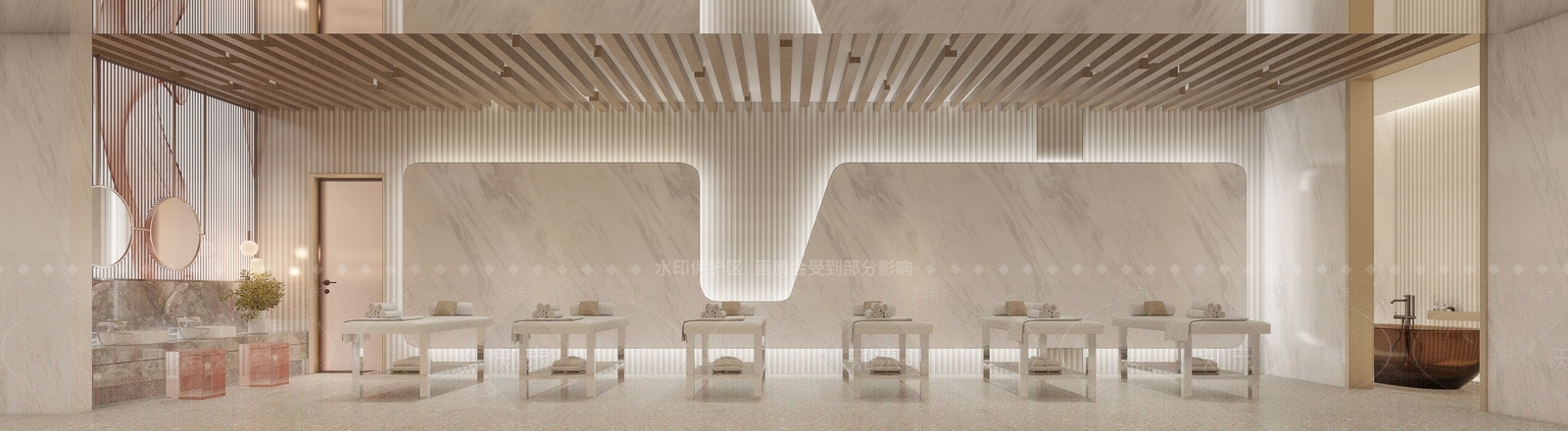 现代洗浴中心3D模型下载【ID:1157216049】