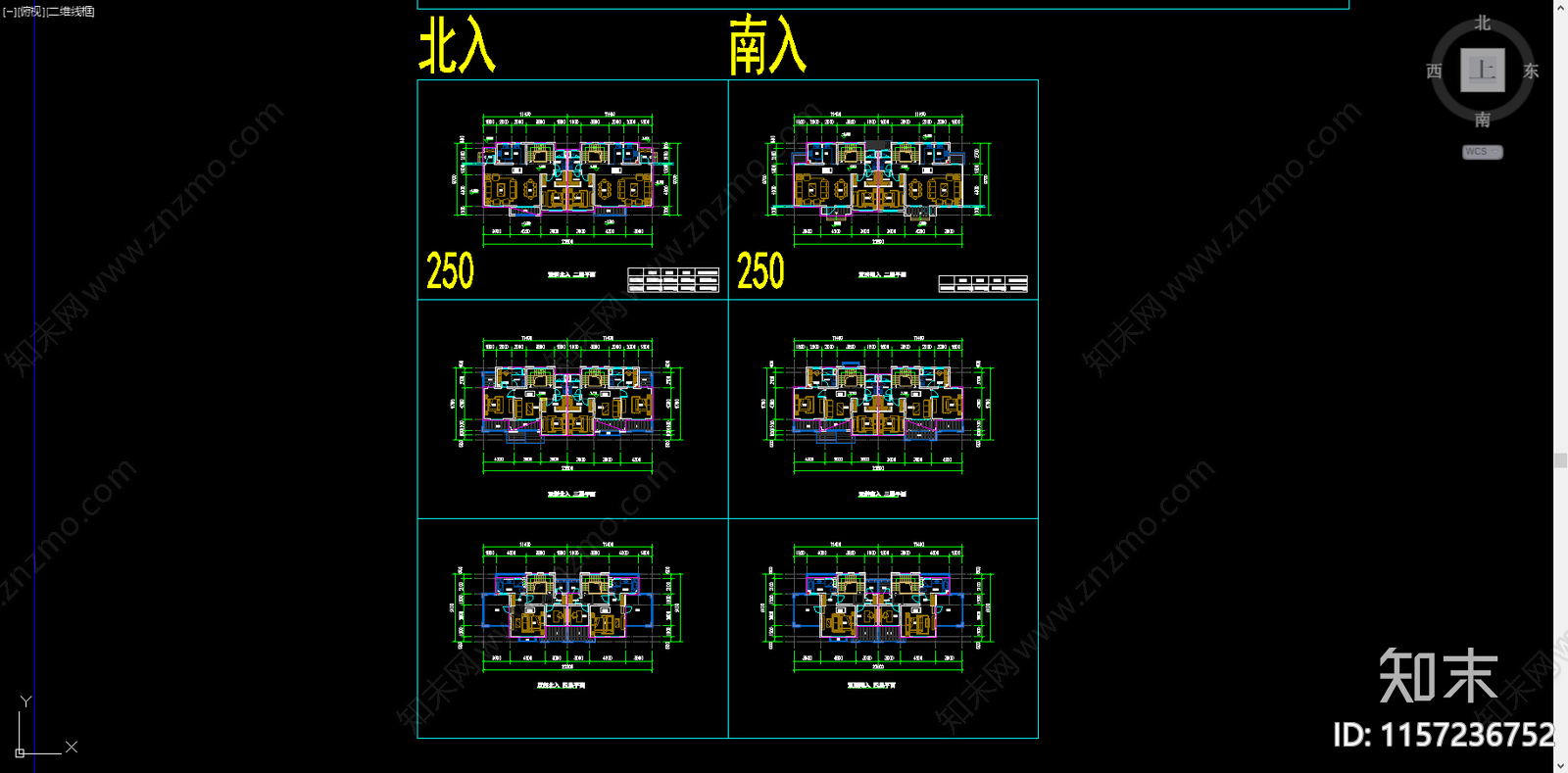 001联排合院施工图下载【ID:1157236752】