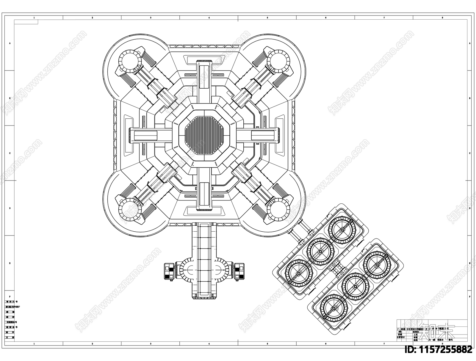 月球基地资源制作图cad施工图下载【ID:1157255882】
