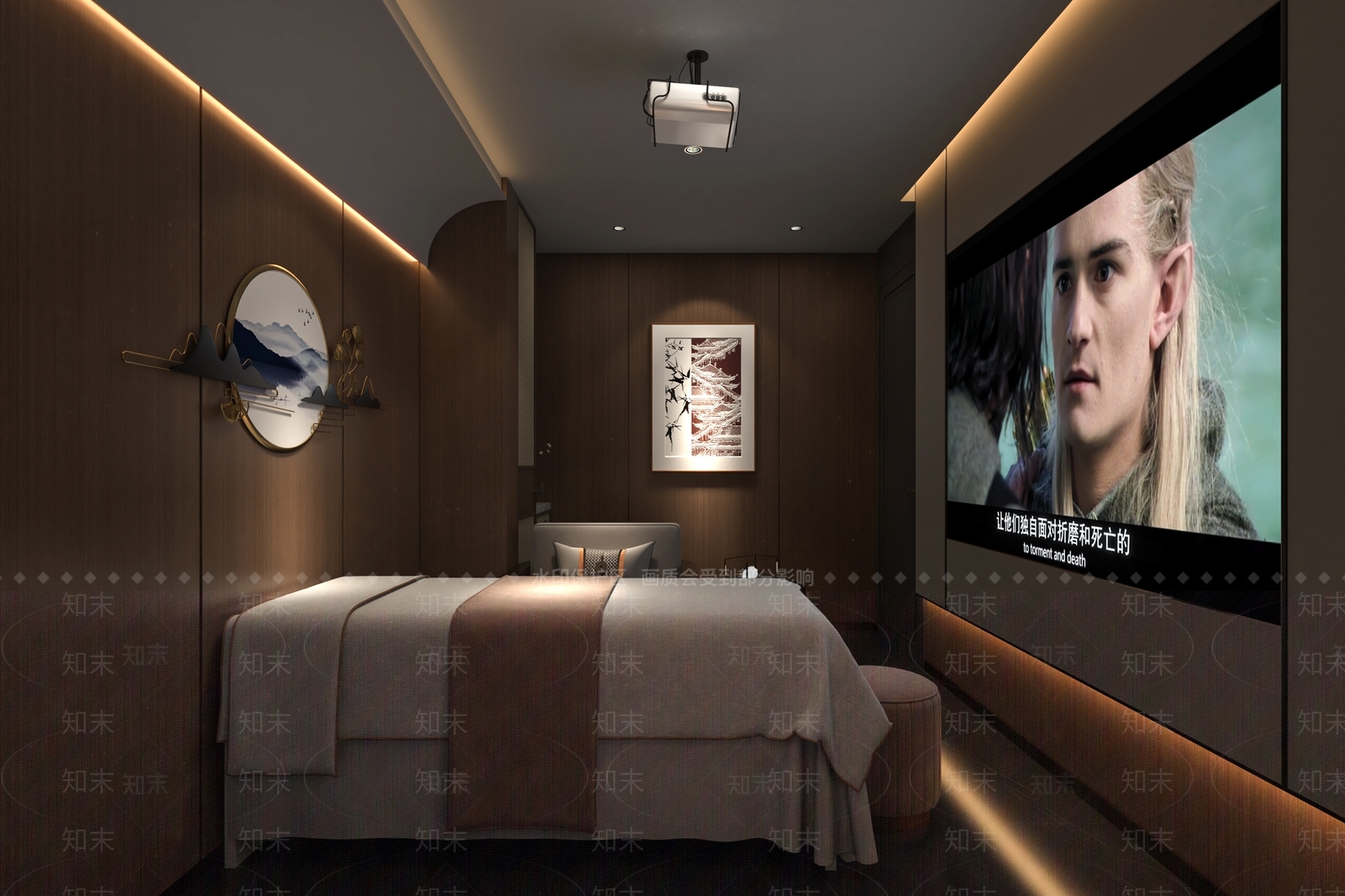 新中式足浴店3D模型下载【ID:1157256801】