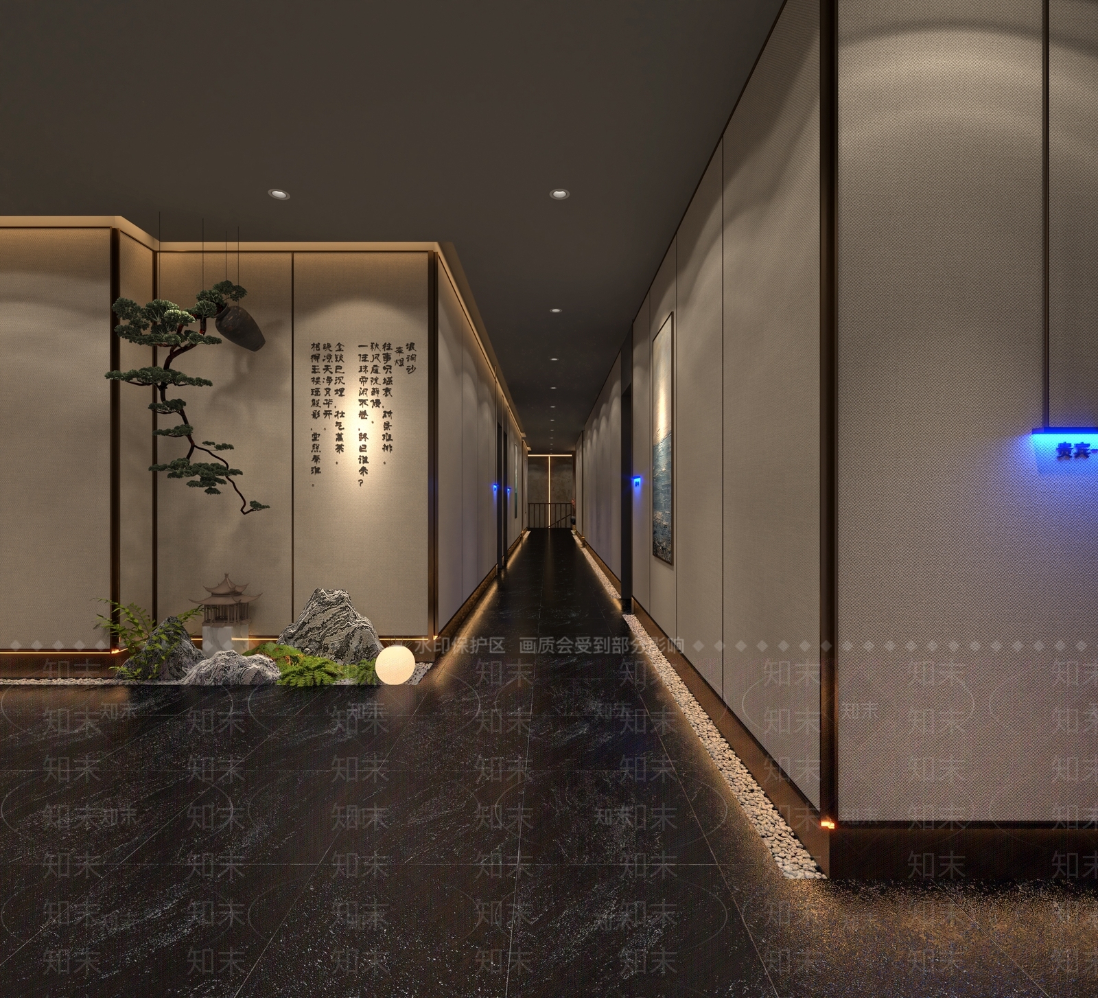 新中式足浴店3D模型下载【ID:1157256801】