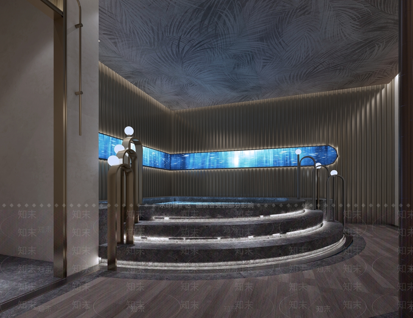 现代足浴会所3D模型下载【ID:1157257242】