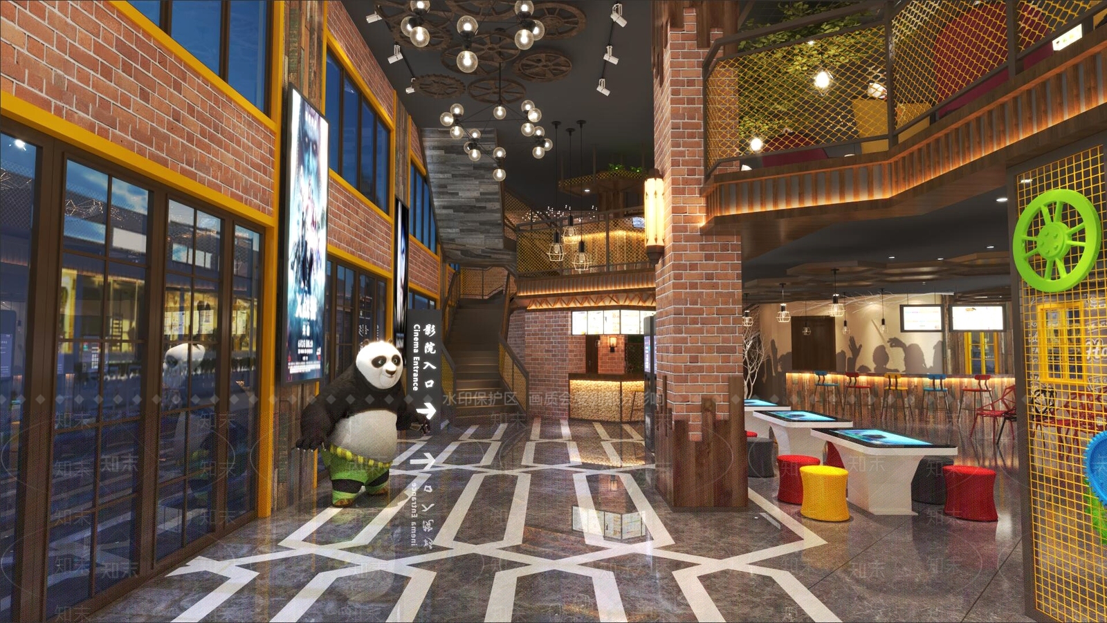 现代电影院3D模型下载【ID:1157262392】