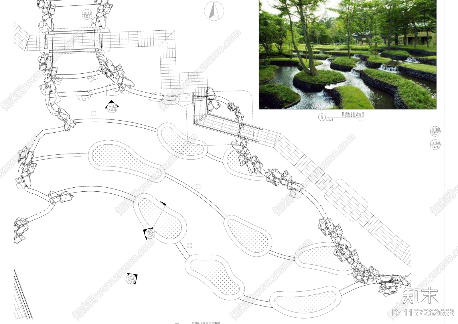 美域项目住宅示范区及中央公园区景观报规全套图纸2022cad施工图下载【ID:1157262663】