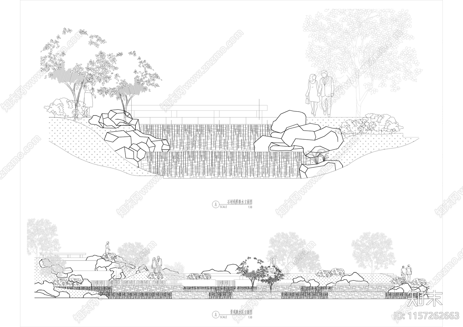 美域项目住宅示范区及中央公园区景观报规全套图纸2022cad施工图下载【ID:1157262663】