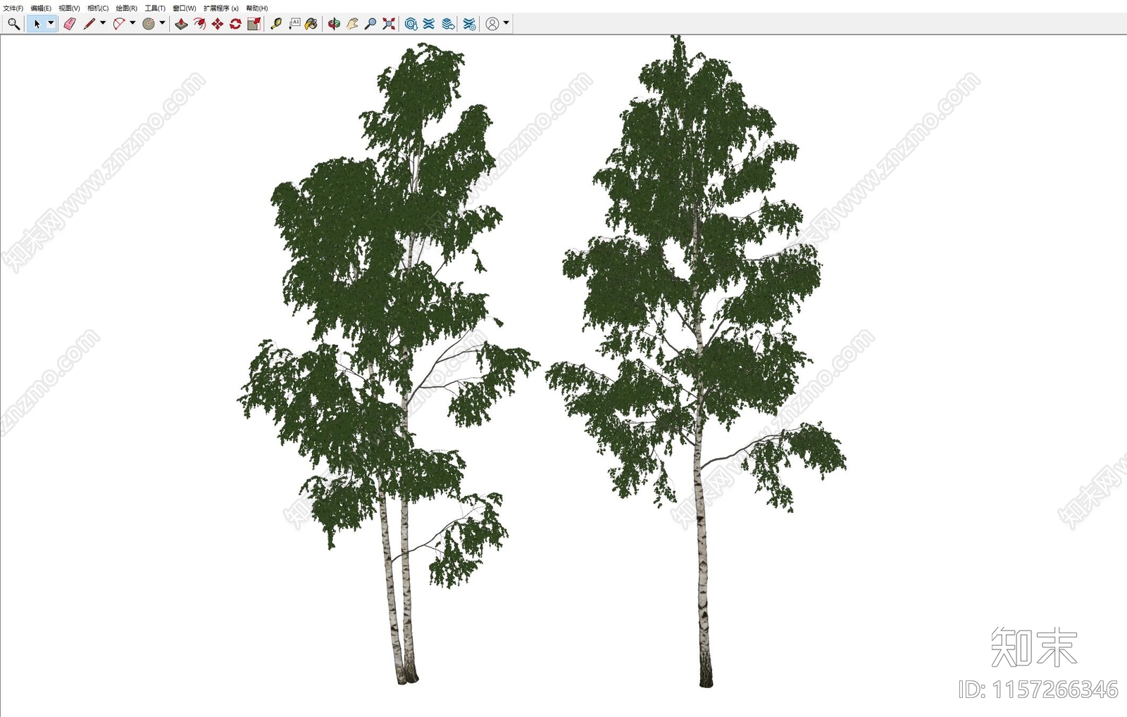 景观树SU模型下载【ID:1157266346】