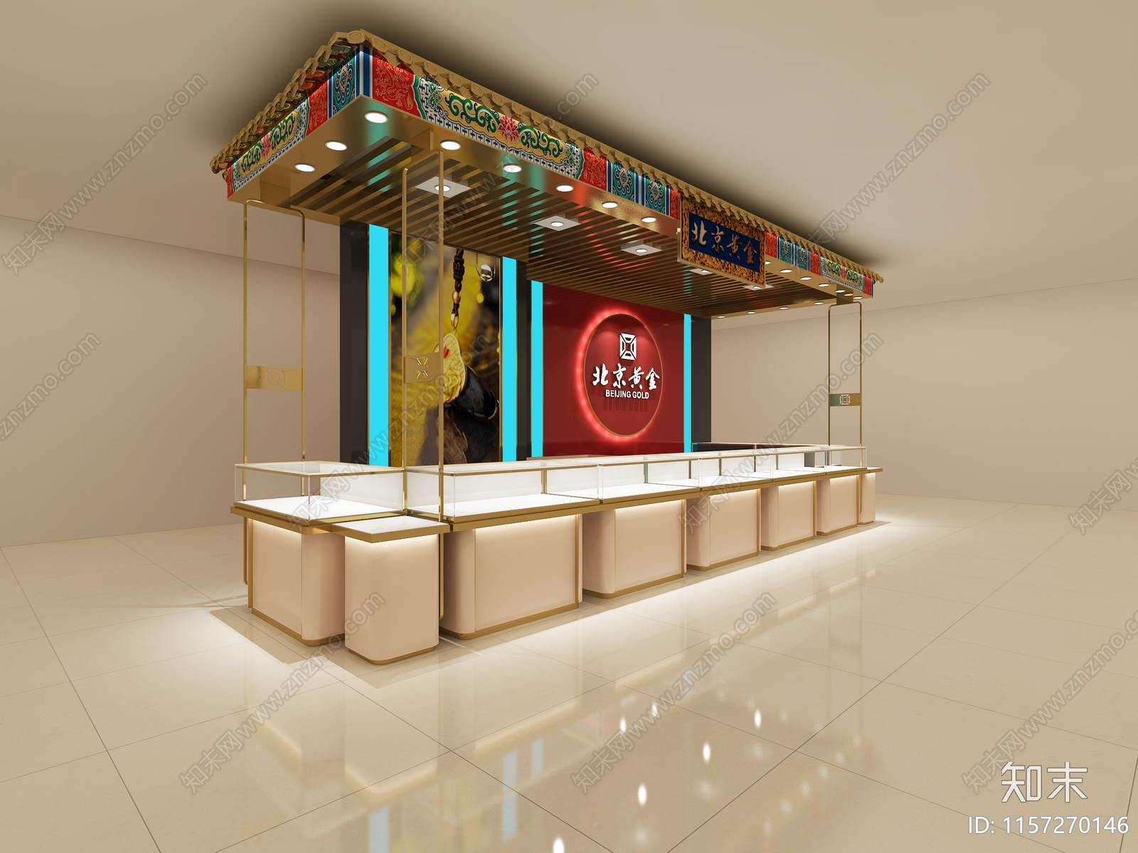 现代珠宝店3D模型下载【ID:1157270146】