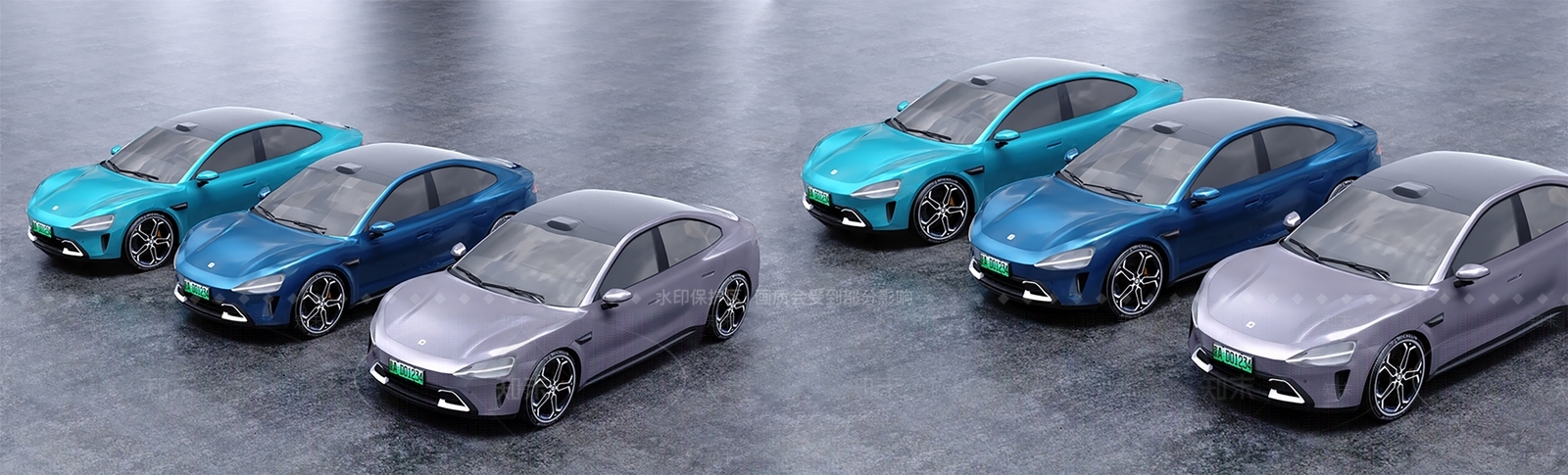 小米汽车SU模型下载【ID:1157270396】