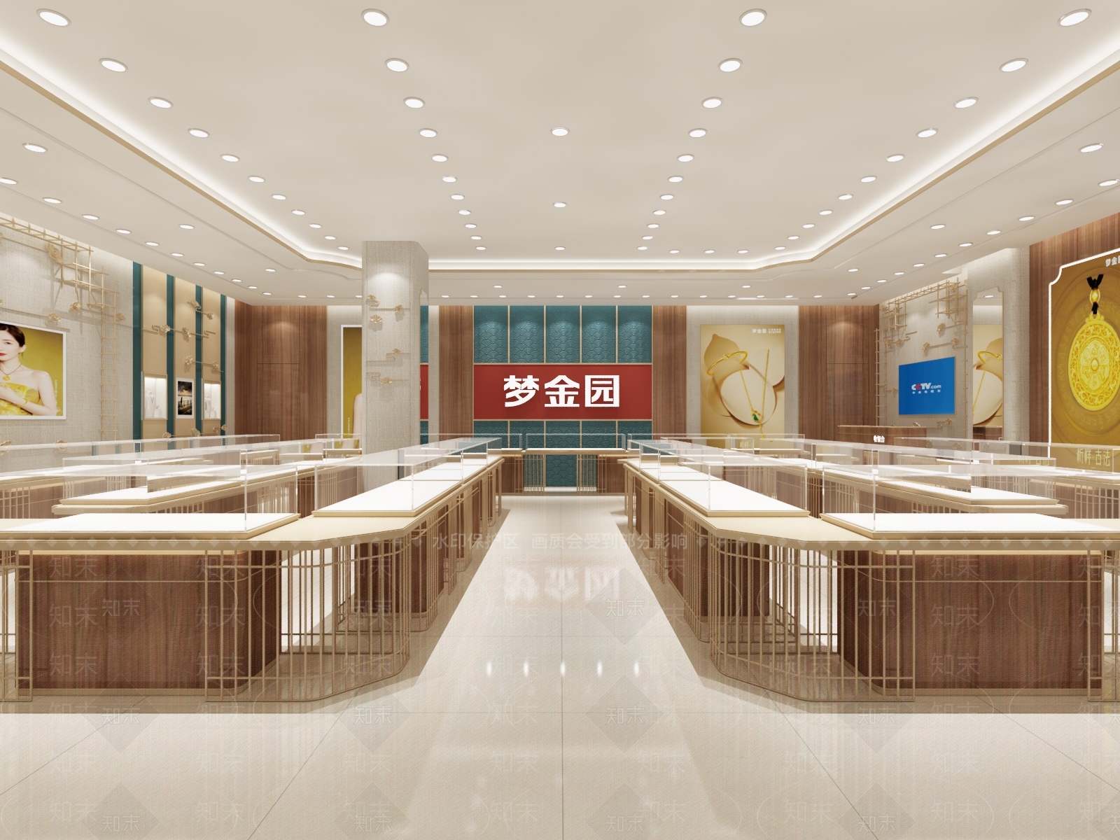 现代珠宝店3D模型下载【ID:1157270978】