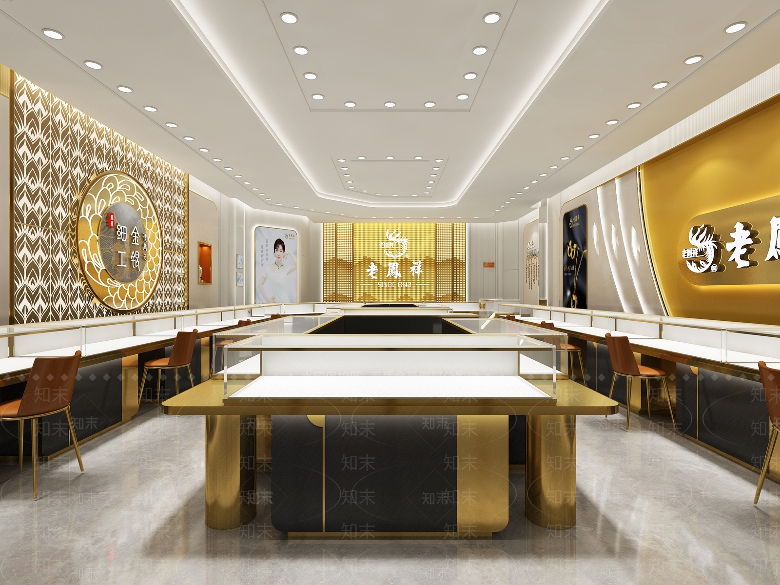 现代珠宝店3D模型下载【ID:1157271225】