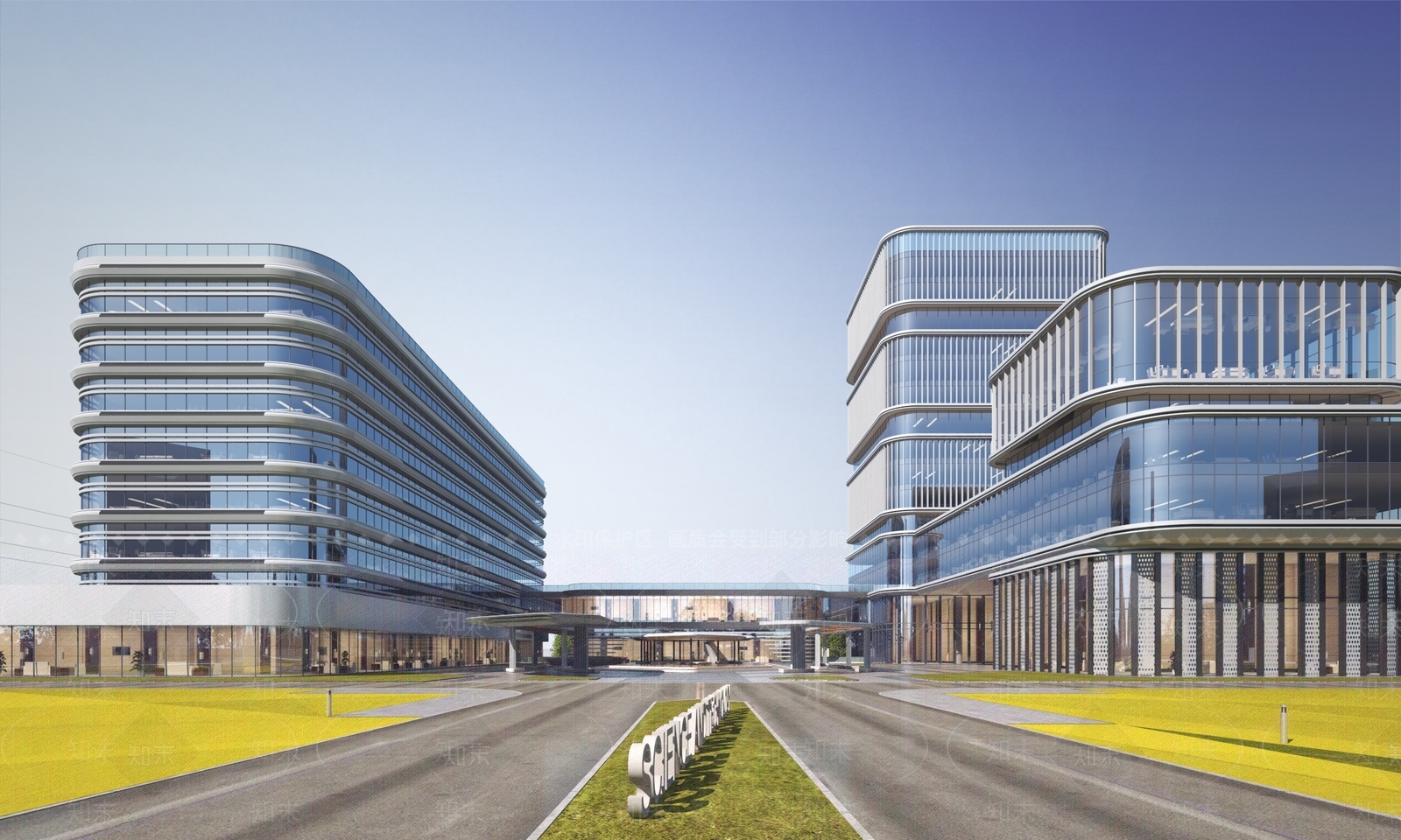 现代高层办公楼SU模型下载【ID:1157276692】